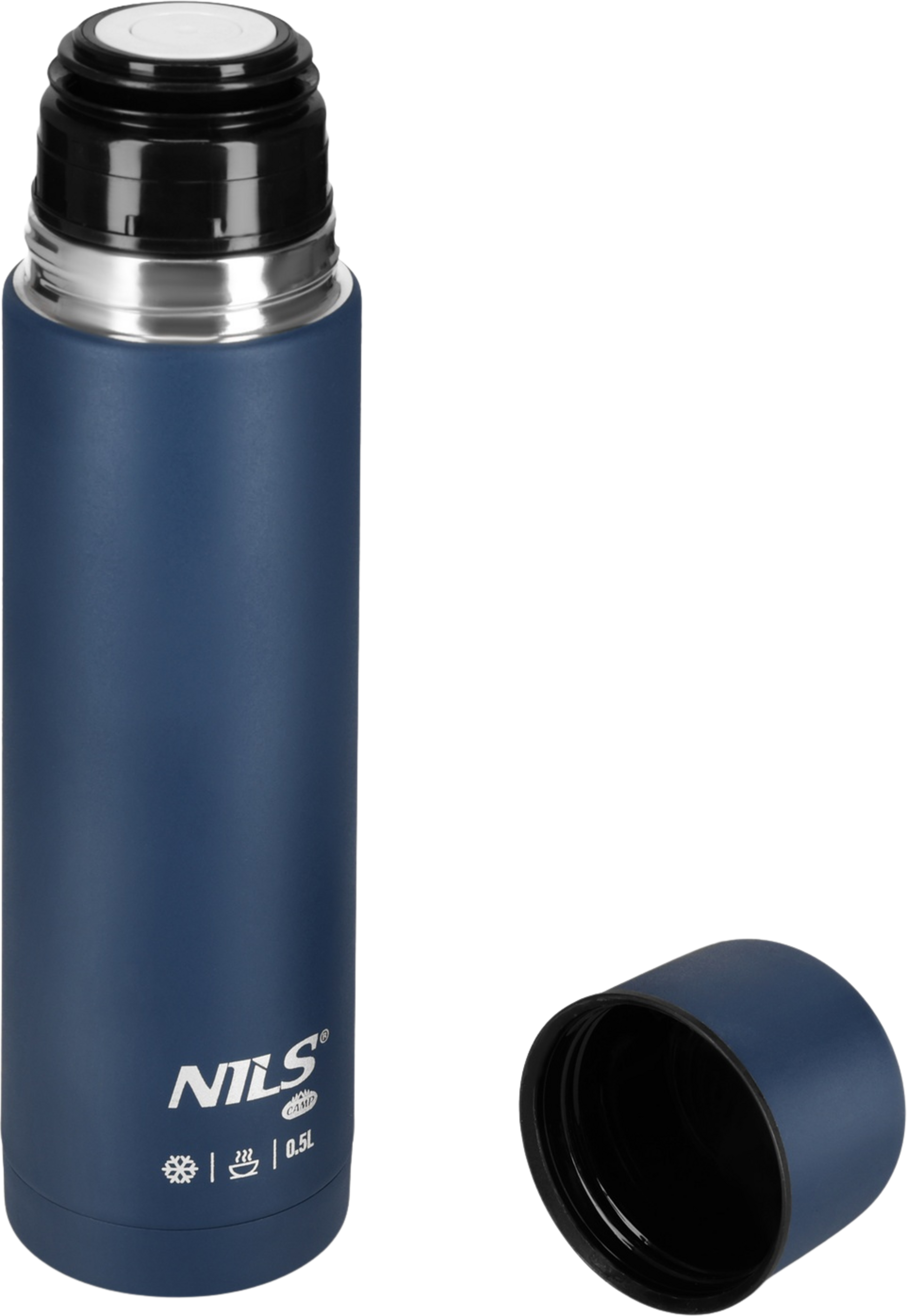 NORTHIX, Thermos 500ml, Blue, Ideal For Travel