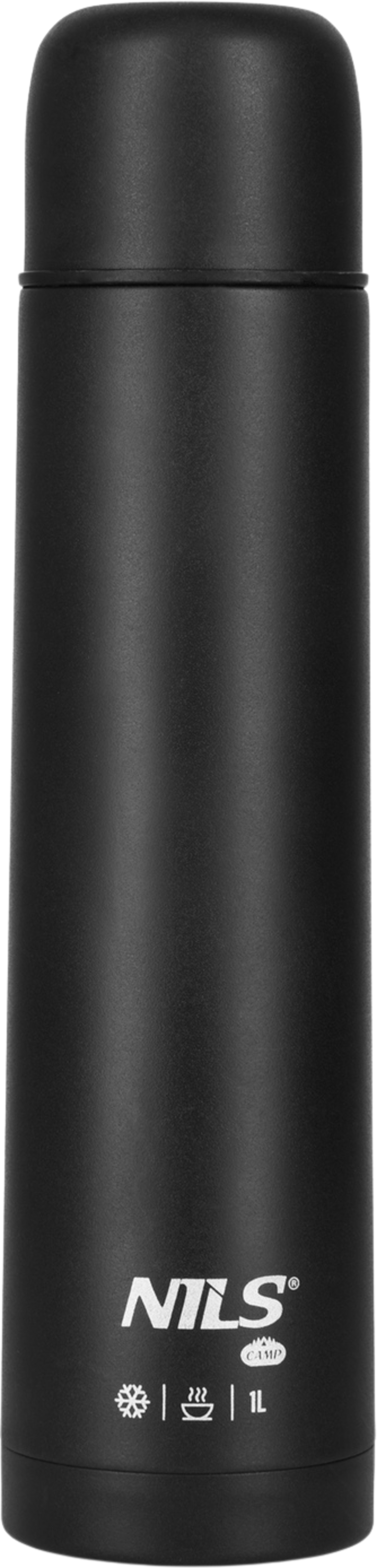 NORTHIX, Thermos Flask 1000ml, Black, Insulated Travel Mug