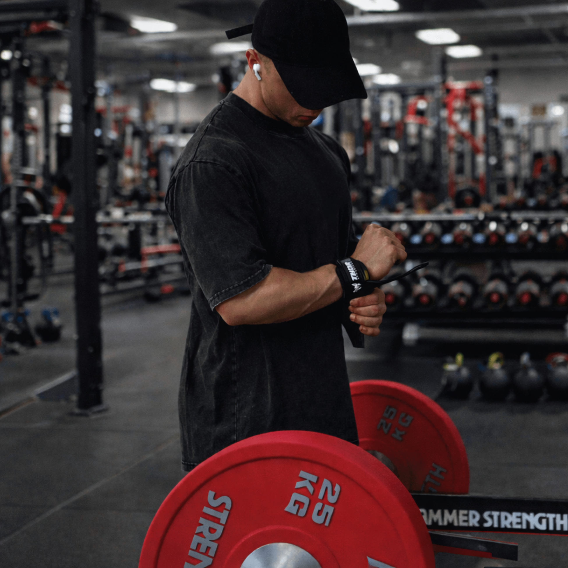 THOR ATHLETICS, Thor Athletics Lifting Grips &ndash; Power Grips For Strength Training And Fitness &ndash; Wrist Support &ndash; Black