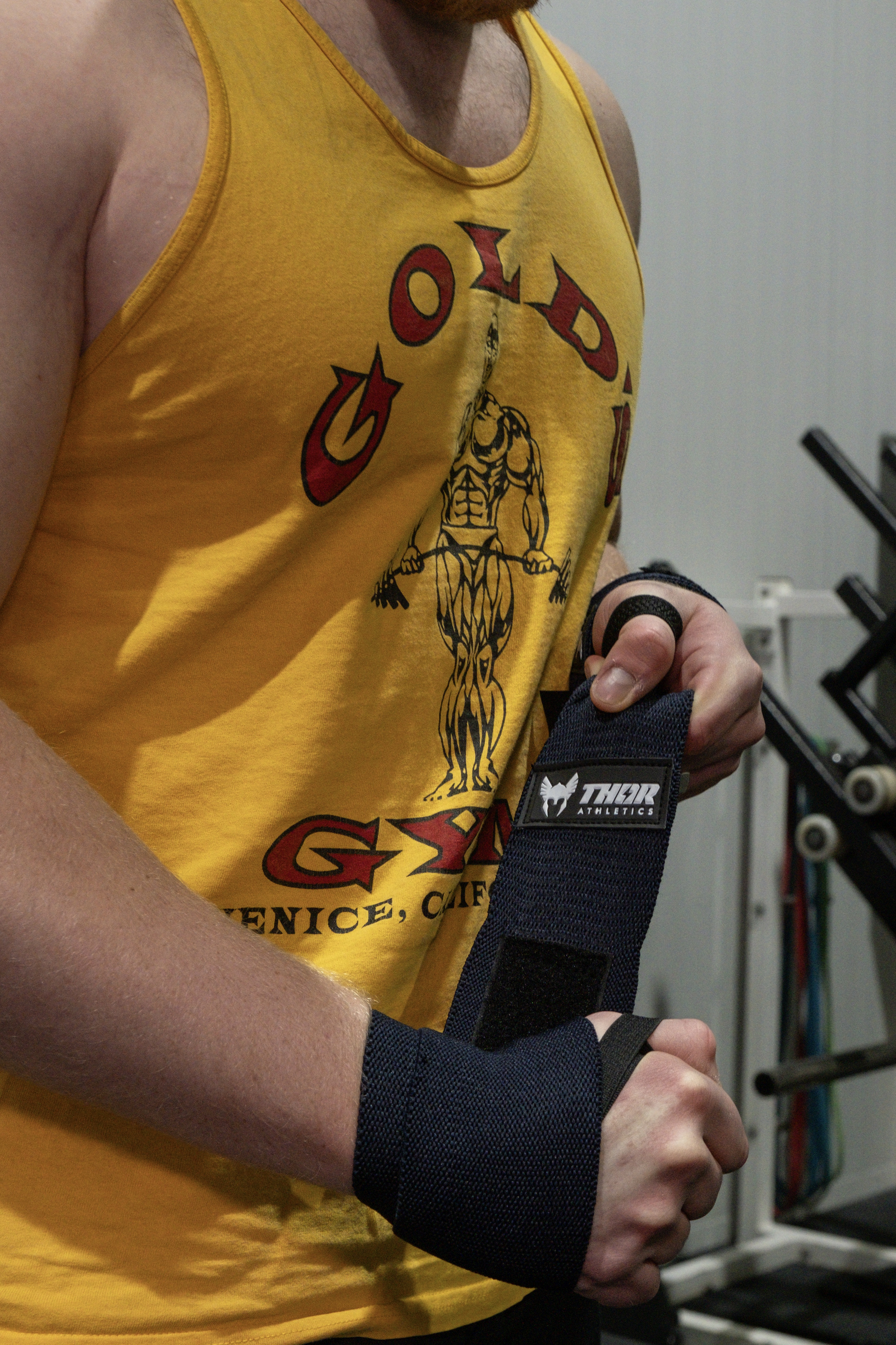 THOR ATHLETICS, Thor Athletics Lifting Straps Incl. Wrist Wraps 60cm Flexible &ndash; Strength Training Bundle