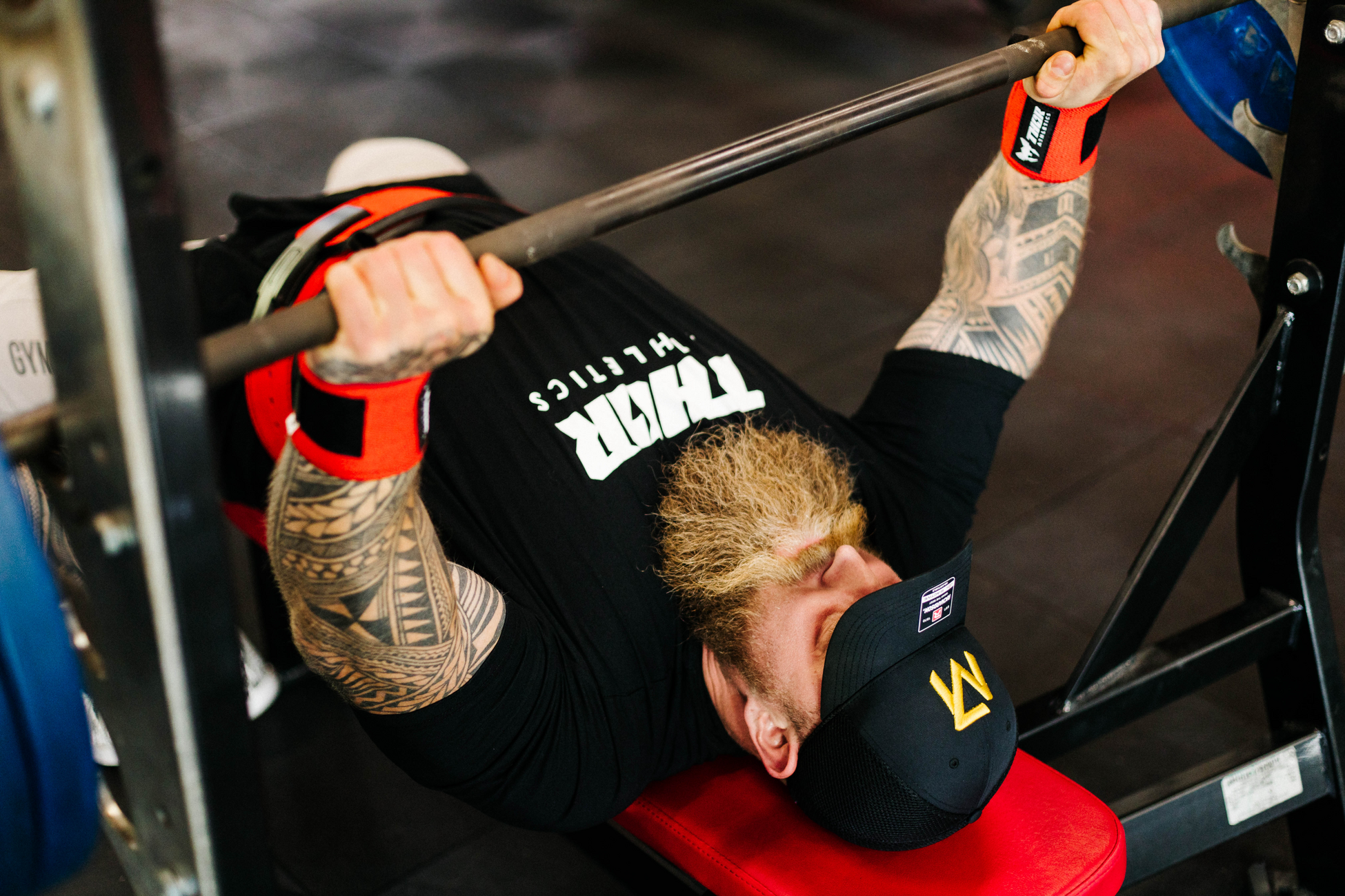 THOR ATHLETICS, Thor Athletics Lifting Straps Incl. Wrist Wraps 60cm Flexible &ndash; Strength Training Bundle