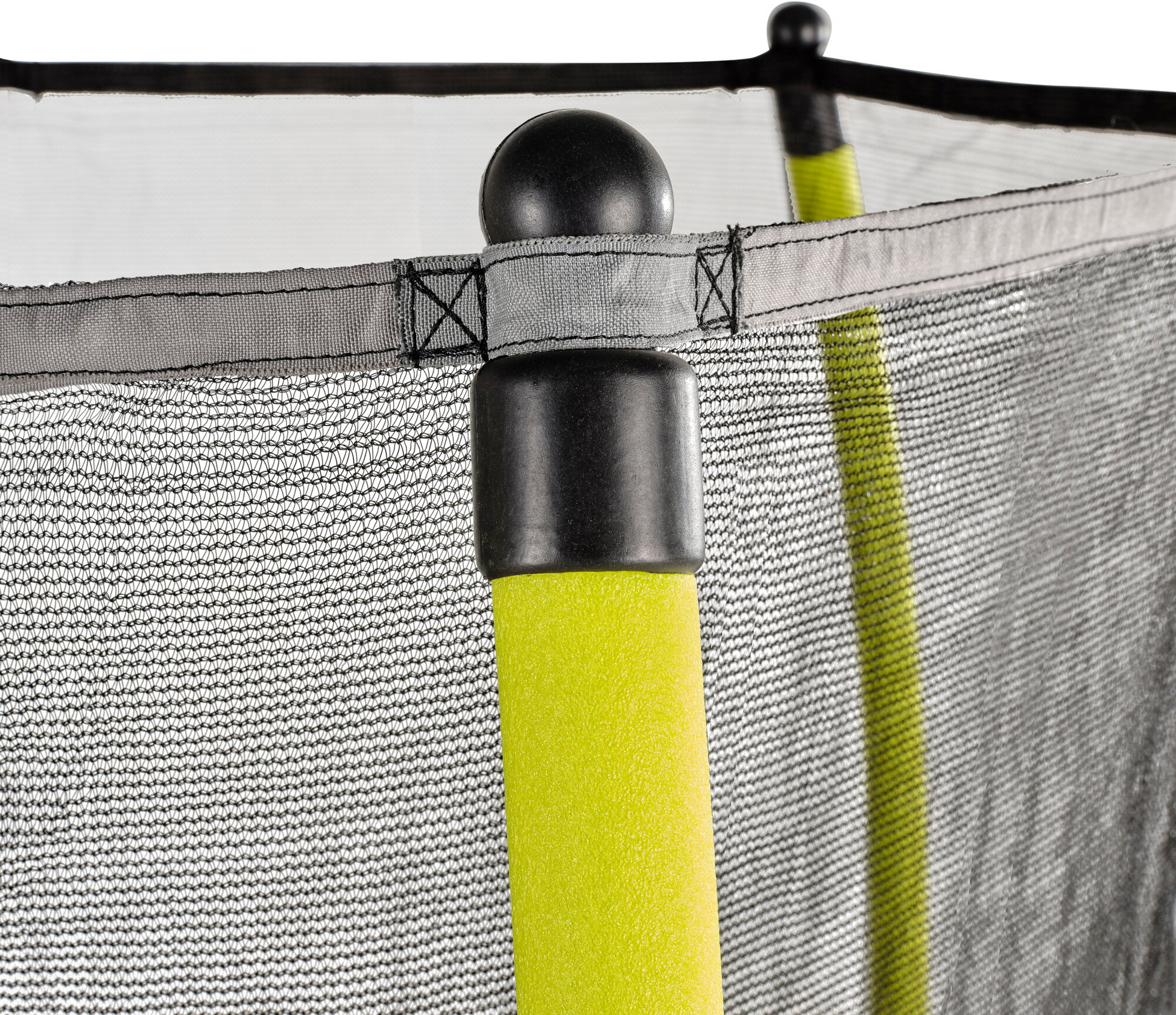 EXIT, Tiggy Junior Studsmatta Med Skyddsn&auml;t &Oslash;140cm - Svart/gr&ouml;n