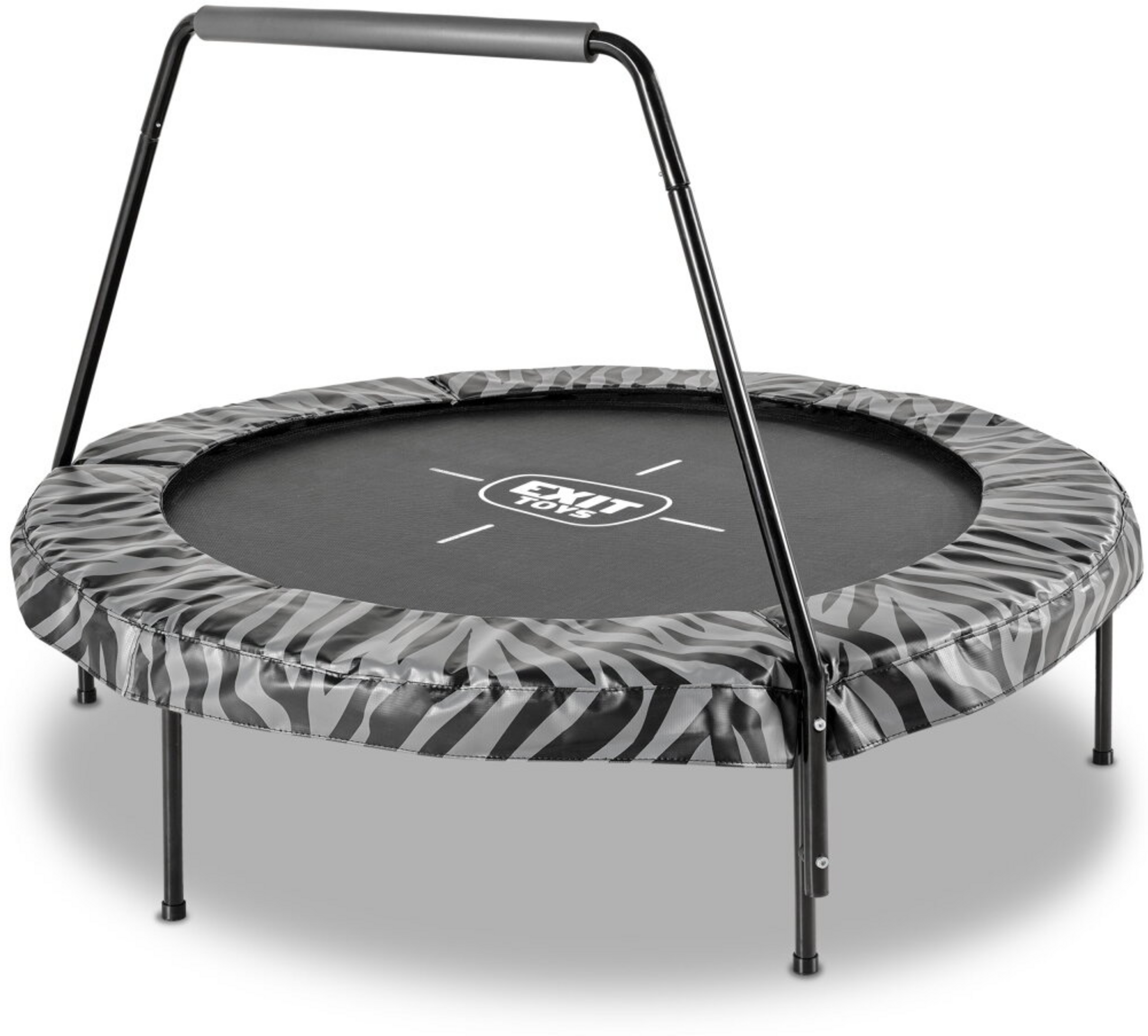 EXIT, Tiggy Junior Studsmatta Med Stång Ø140cm - Svart/grå