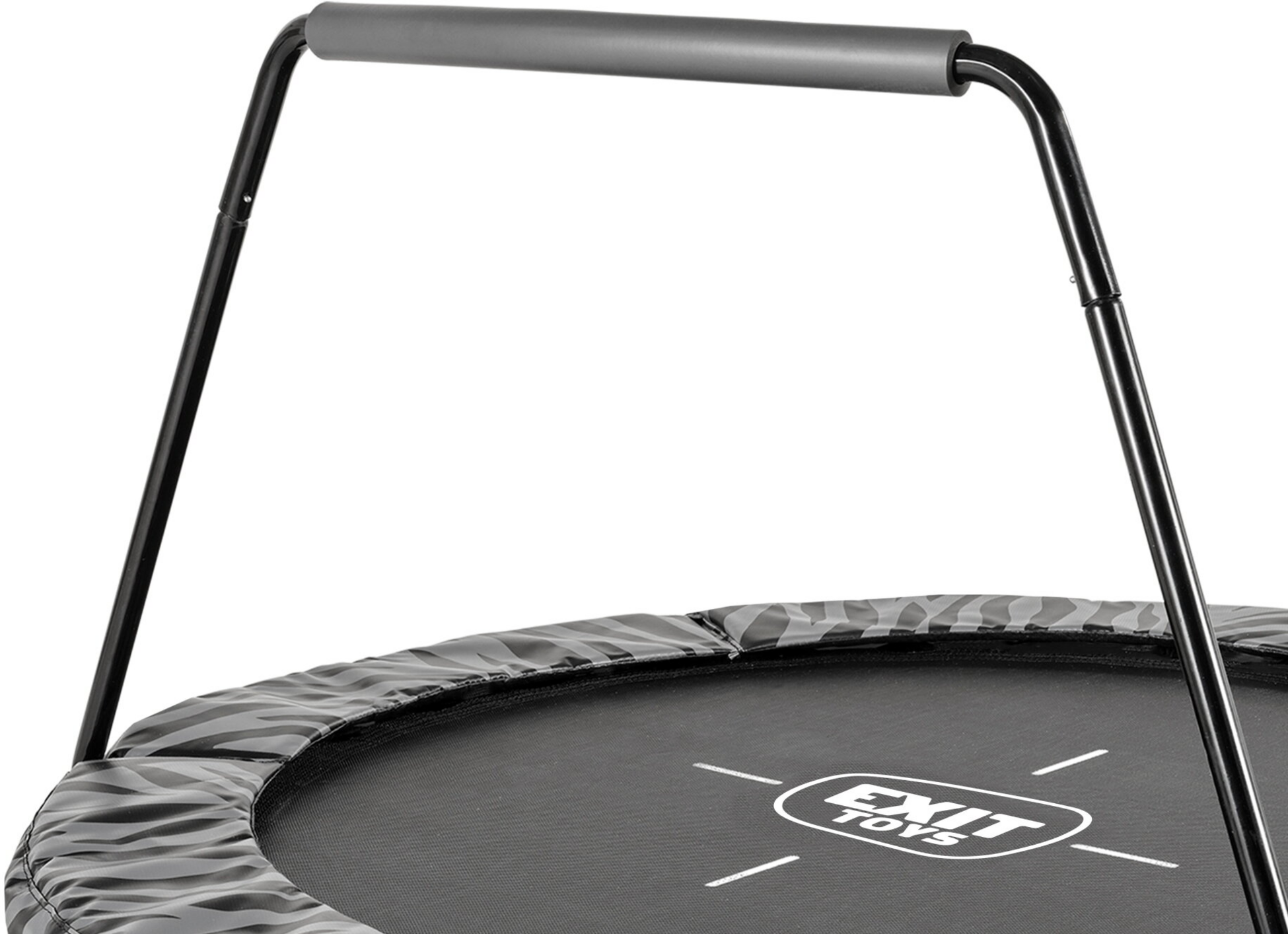 EXIT, Tiggy Junior Studsmatta Med Stång Ø140cm - Svart/grå