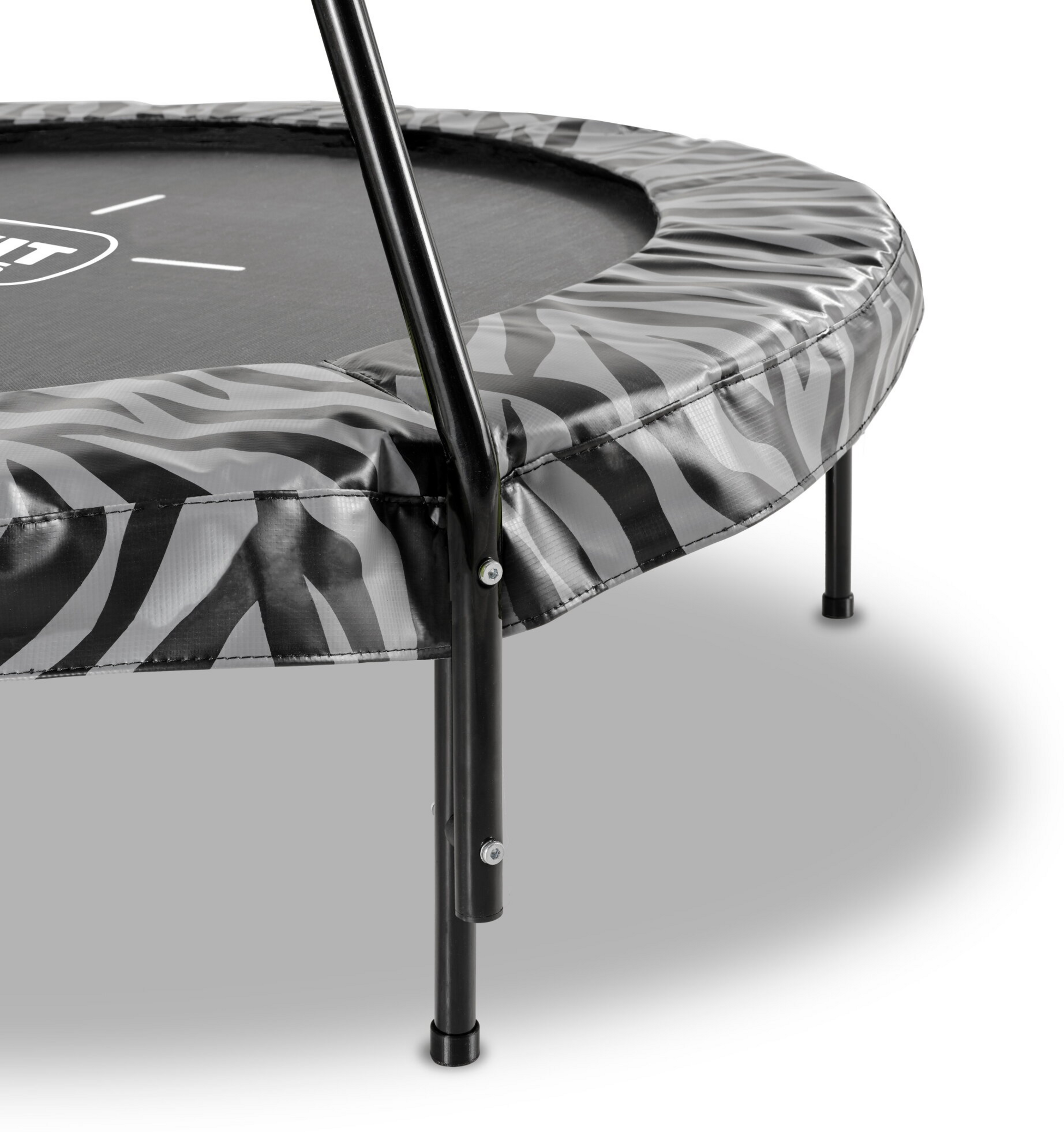 EXIT, Tiggy Junior Studsmatta Med Stång Ø140cm - Svart/grå