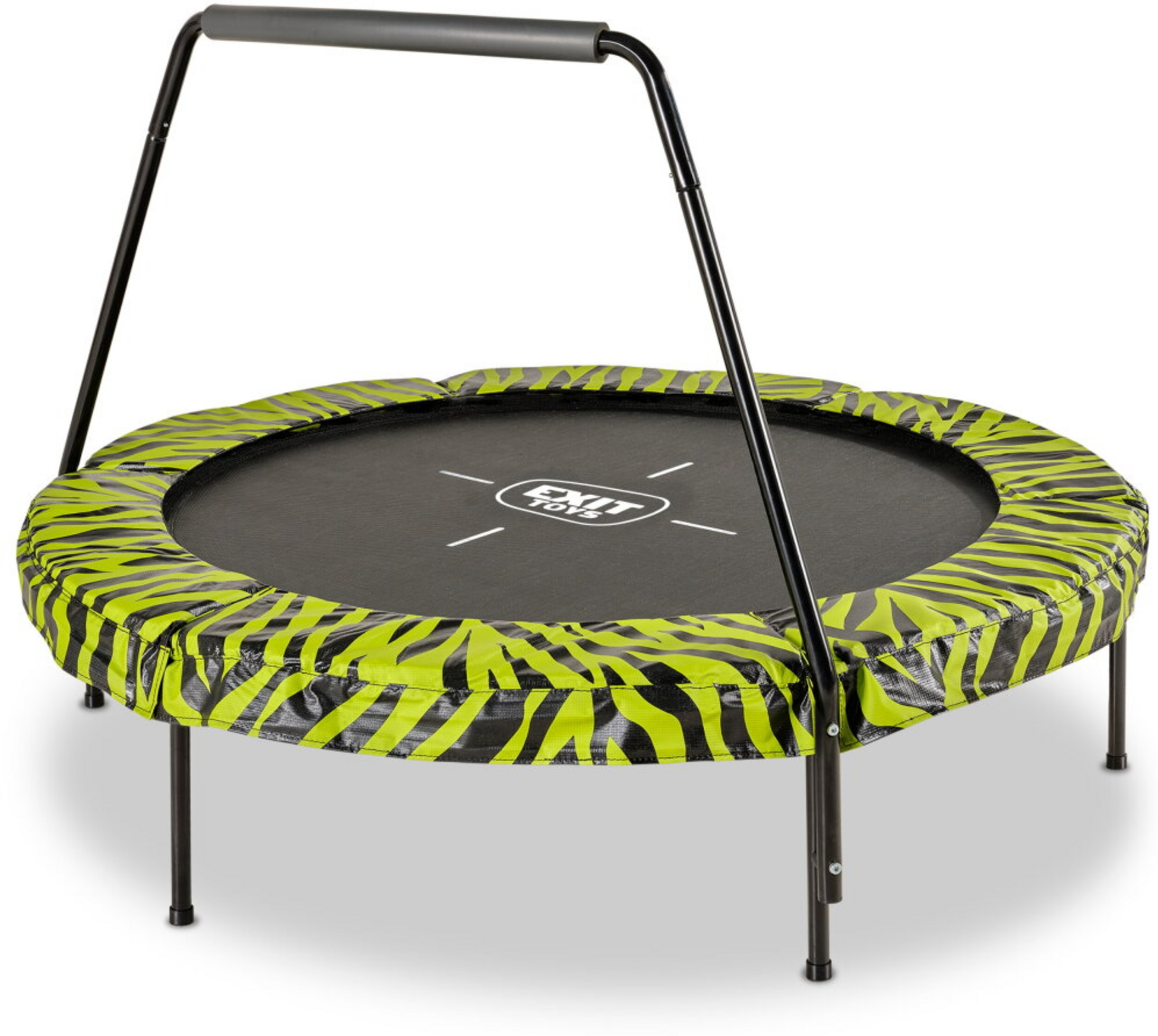 EXIT, Tiggy Junior Studsmatta Med Stång Ø140cm - Svart/grön