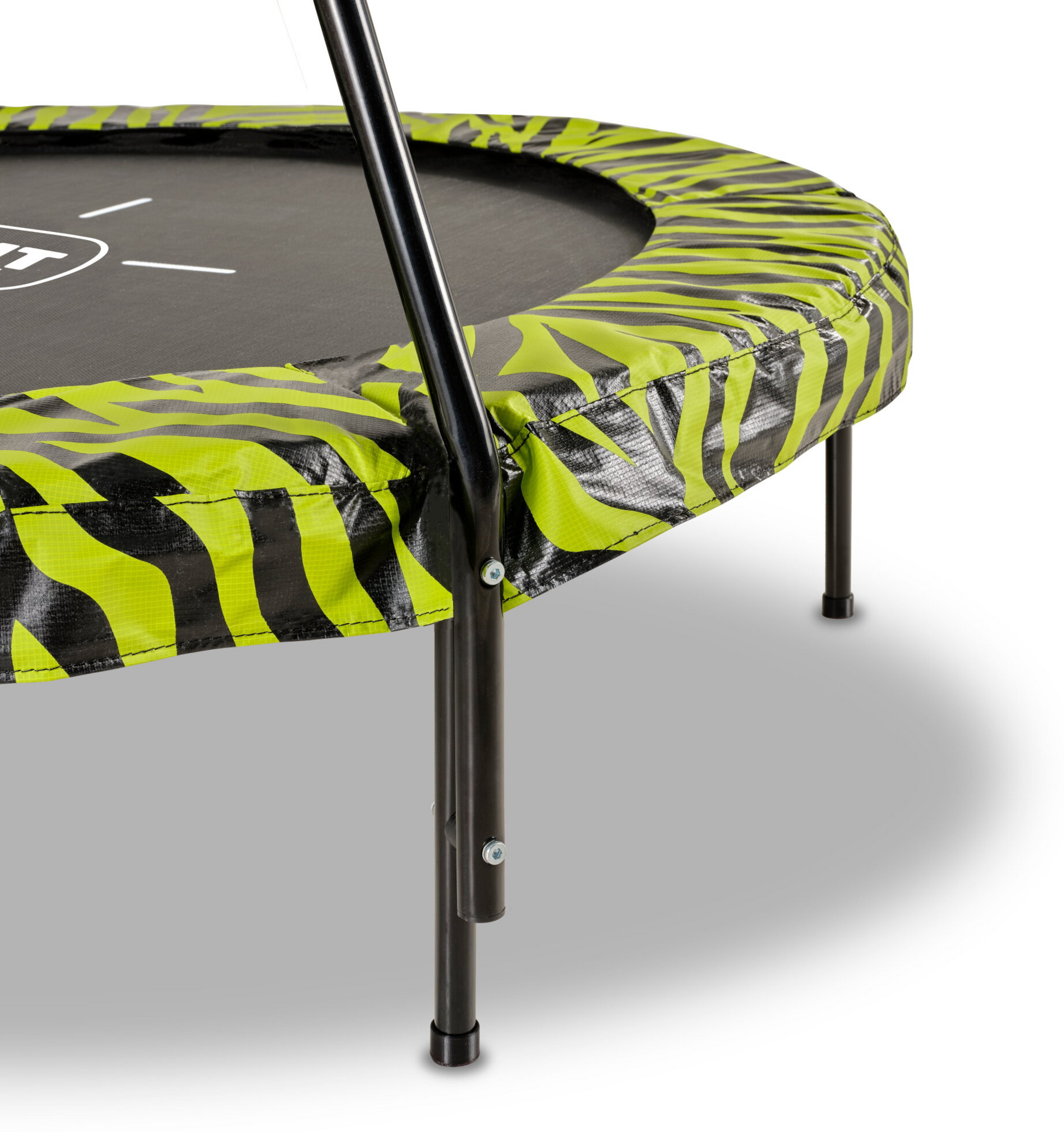 EXIT, Tiggy Junior Studsmatta Med Stång Ø140cm - Svart/grön