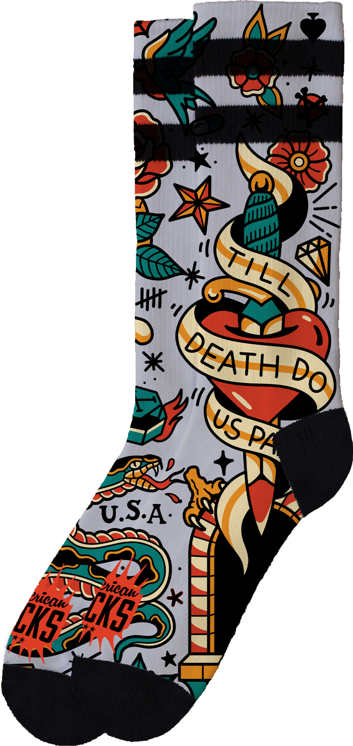 AMERICAN SOCKS, Till Death Do Us Part - Mid High