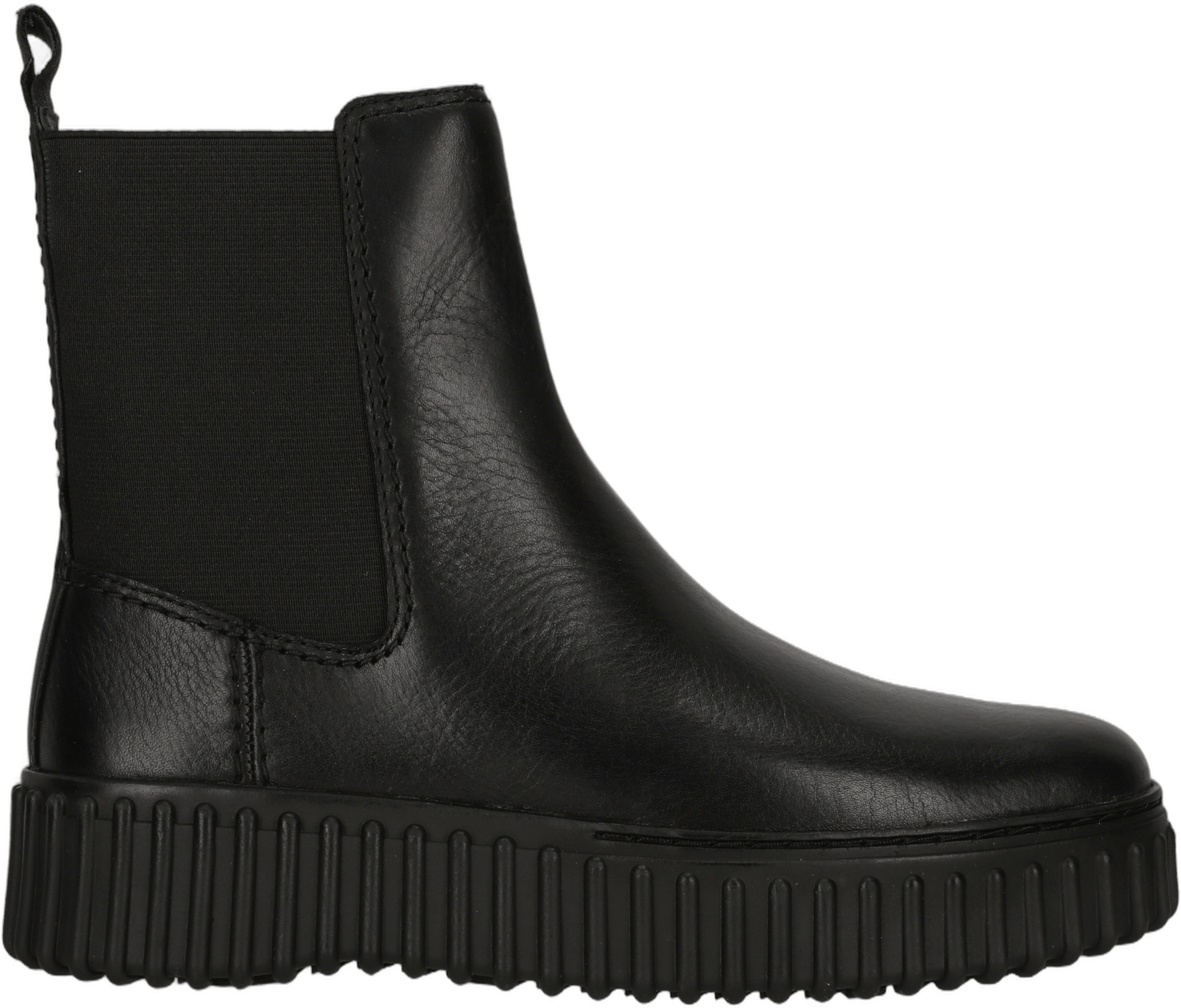 CLARKS, Torhill Maple Black Leather