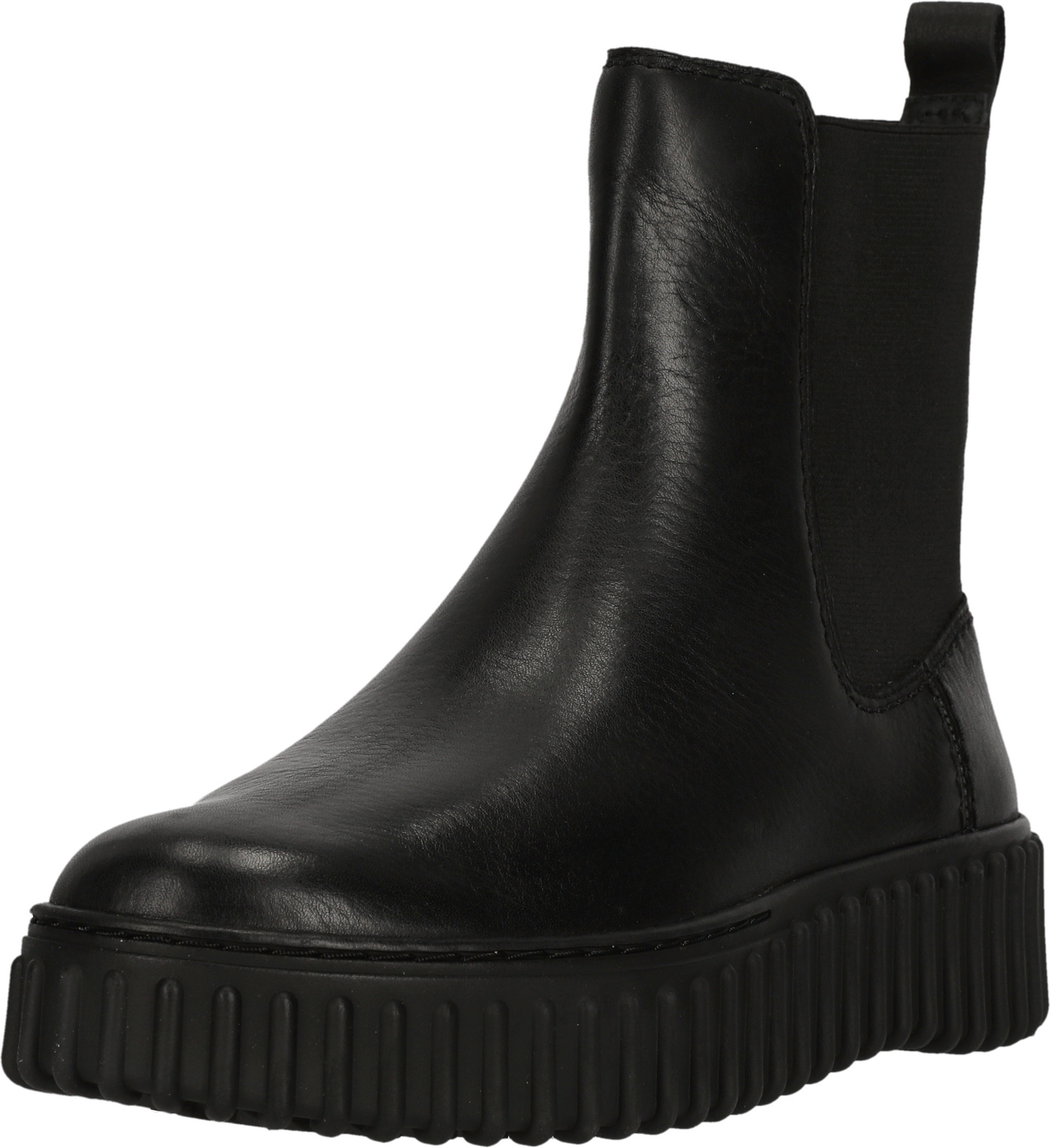 CLARKS, Torhill Maple Black Leather