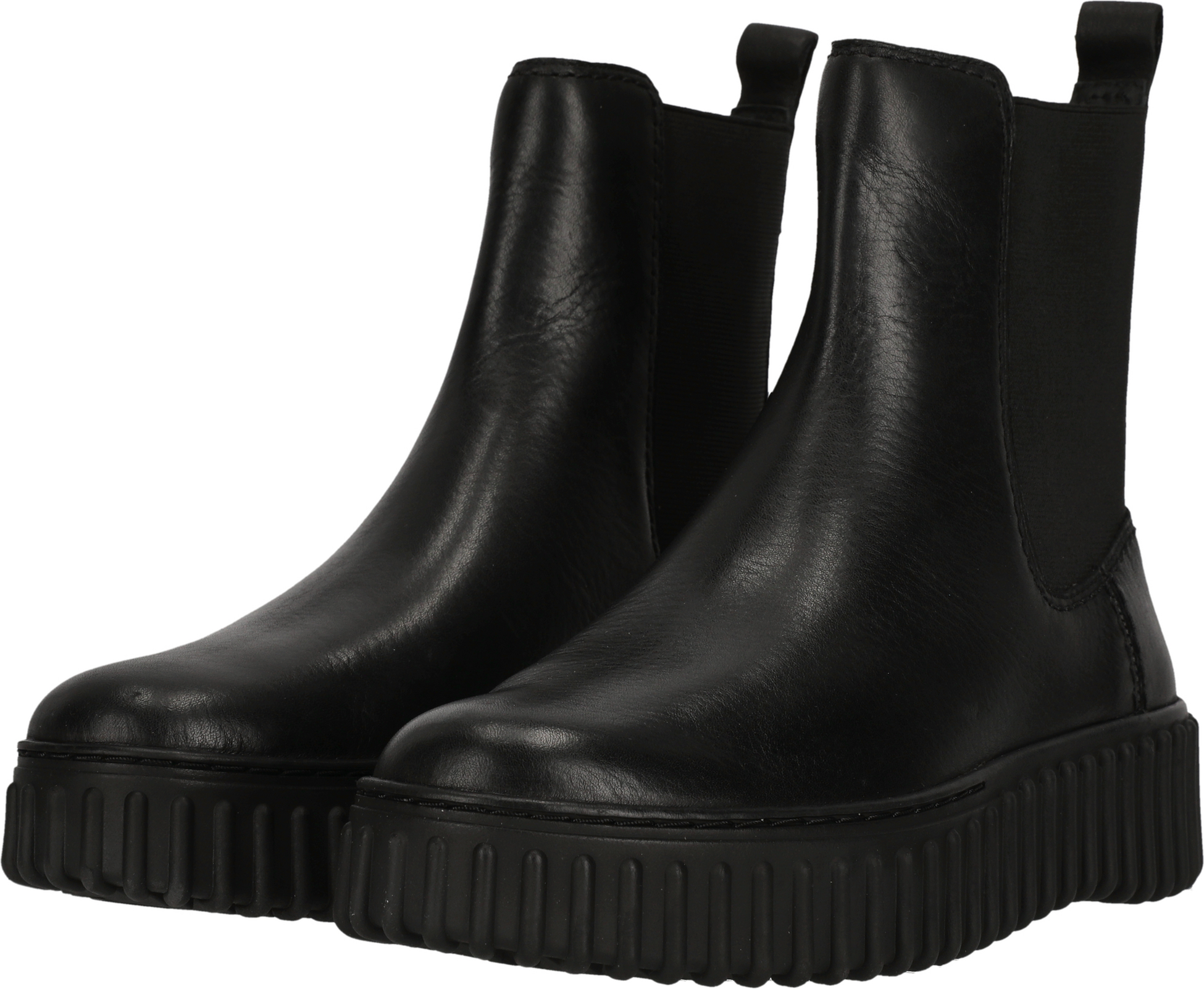 CLARKS, Torhill Maple Black Leather