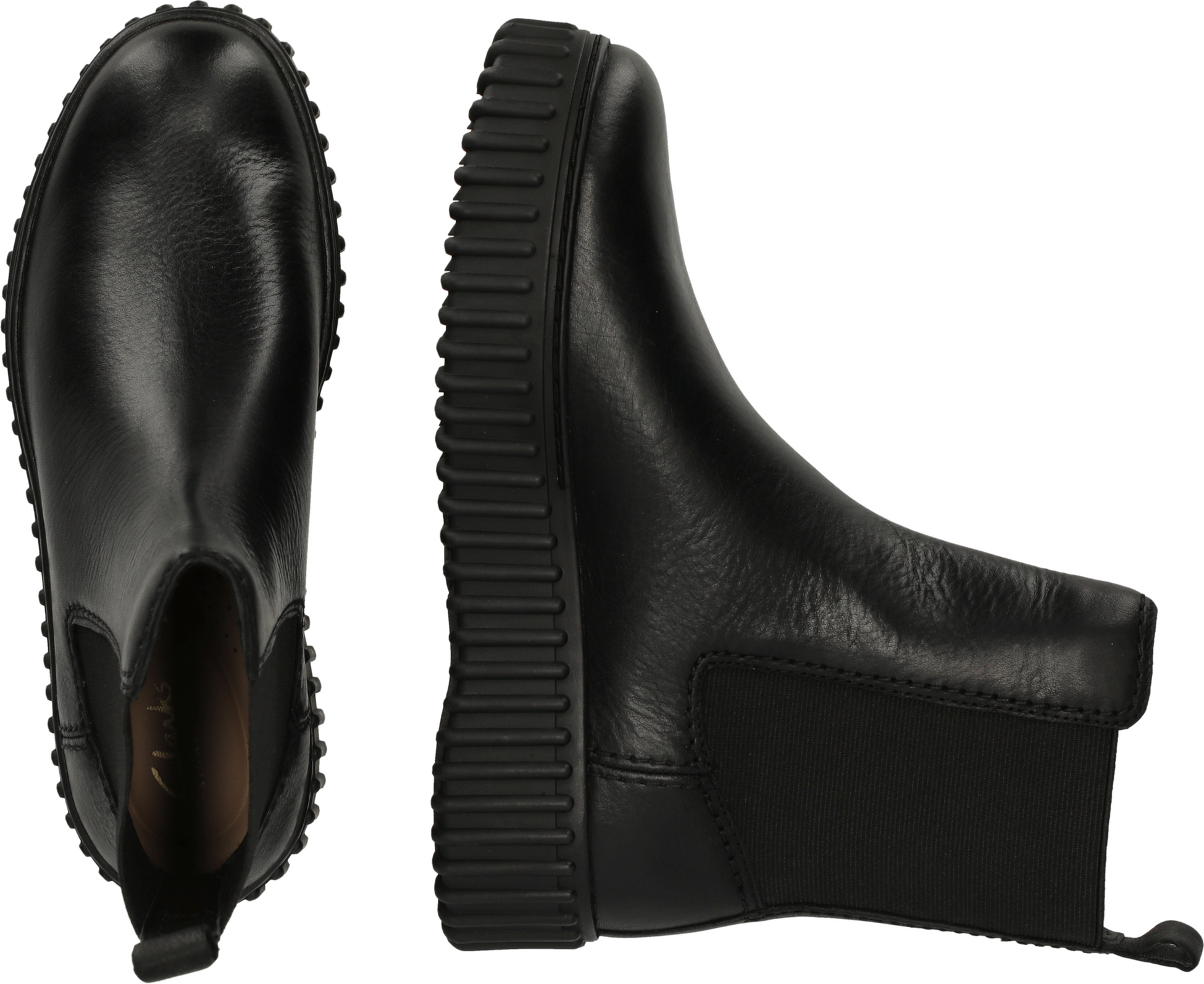 CLARKS, Torhill Maple Black Leather