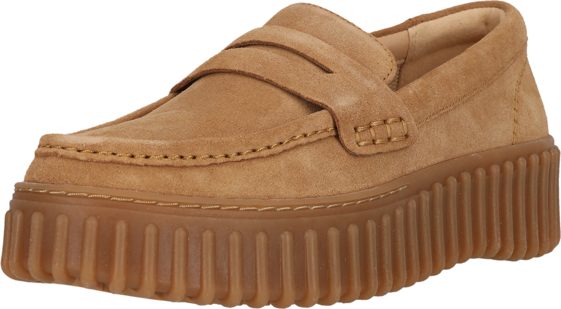 CLARKS, Torhill Penny Ljusbrun Mocka