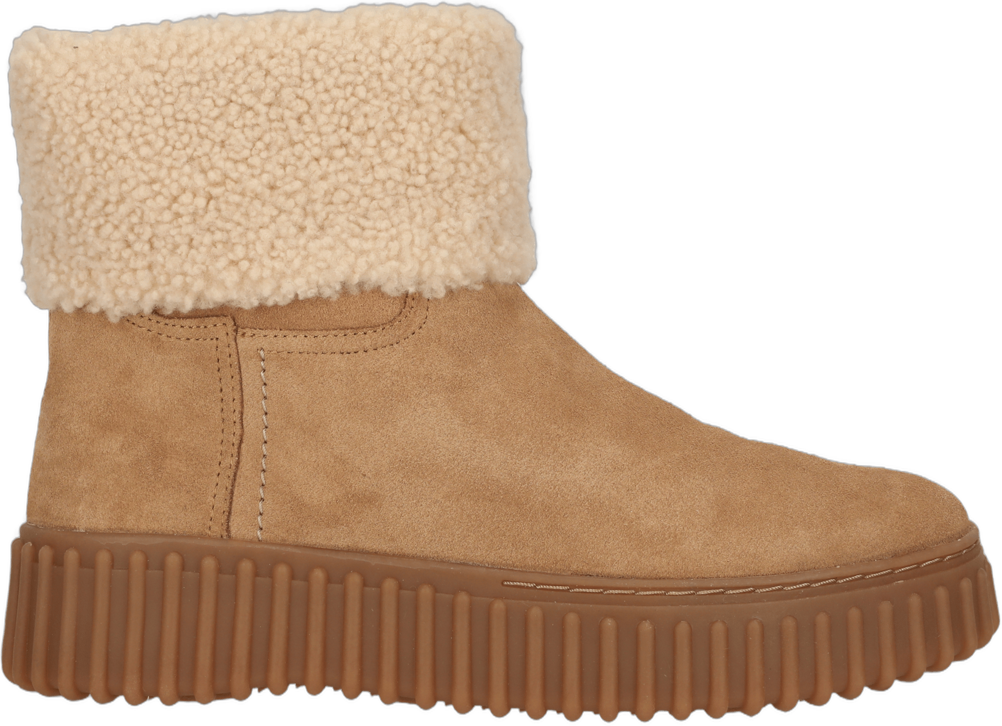 CLARKS, Torhill Turn Ljus Tan Med Foderade Linjer