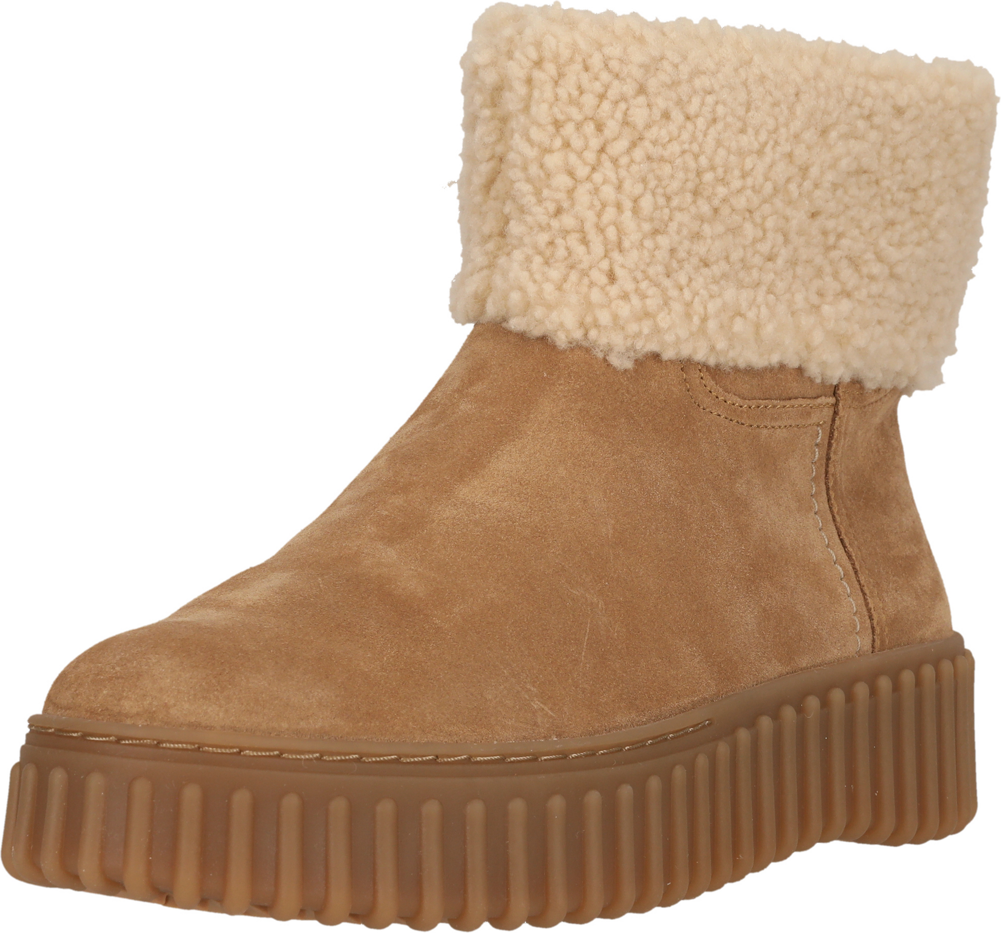 CLARKS, Torhill Turn Ljus Tan Med Foderade Linjer