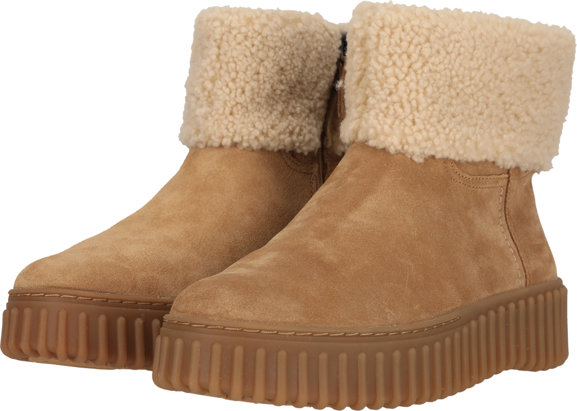 CLARKS, Torhill Turn Ljus Tan Med Foderade Linjer