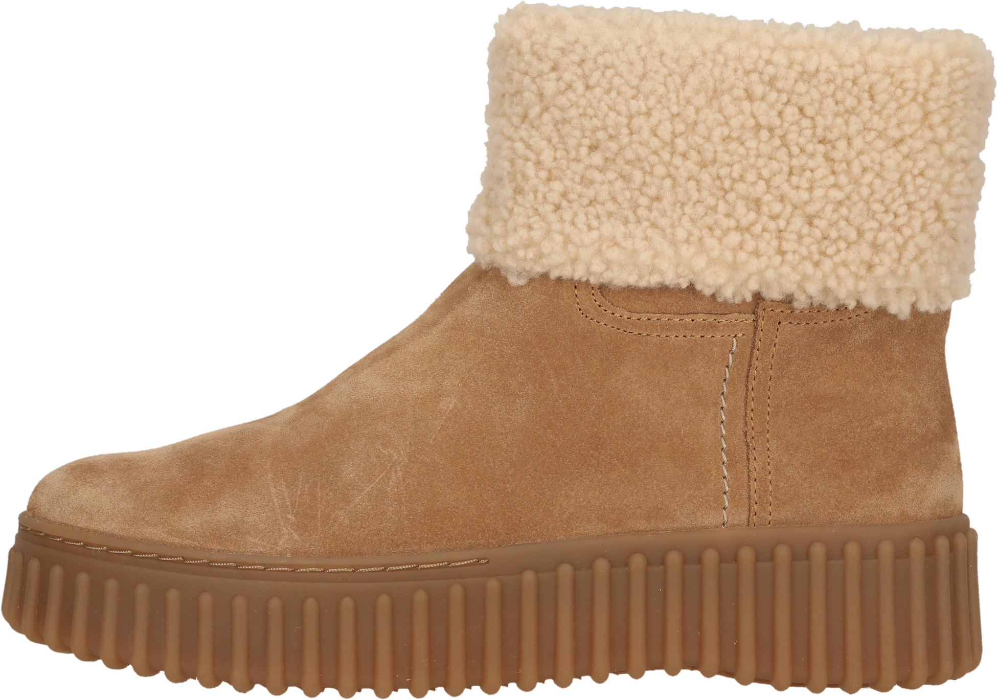 CLARKS, Torhill Turn Ljus Tan Med Foderade Linjer