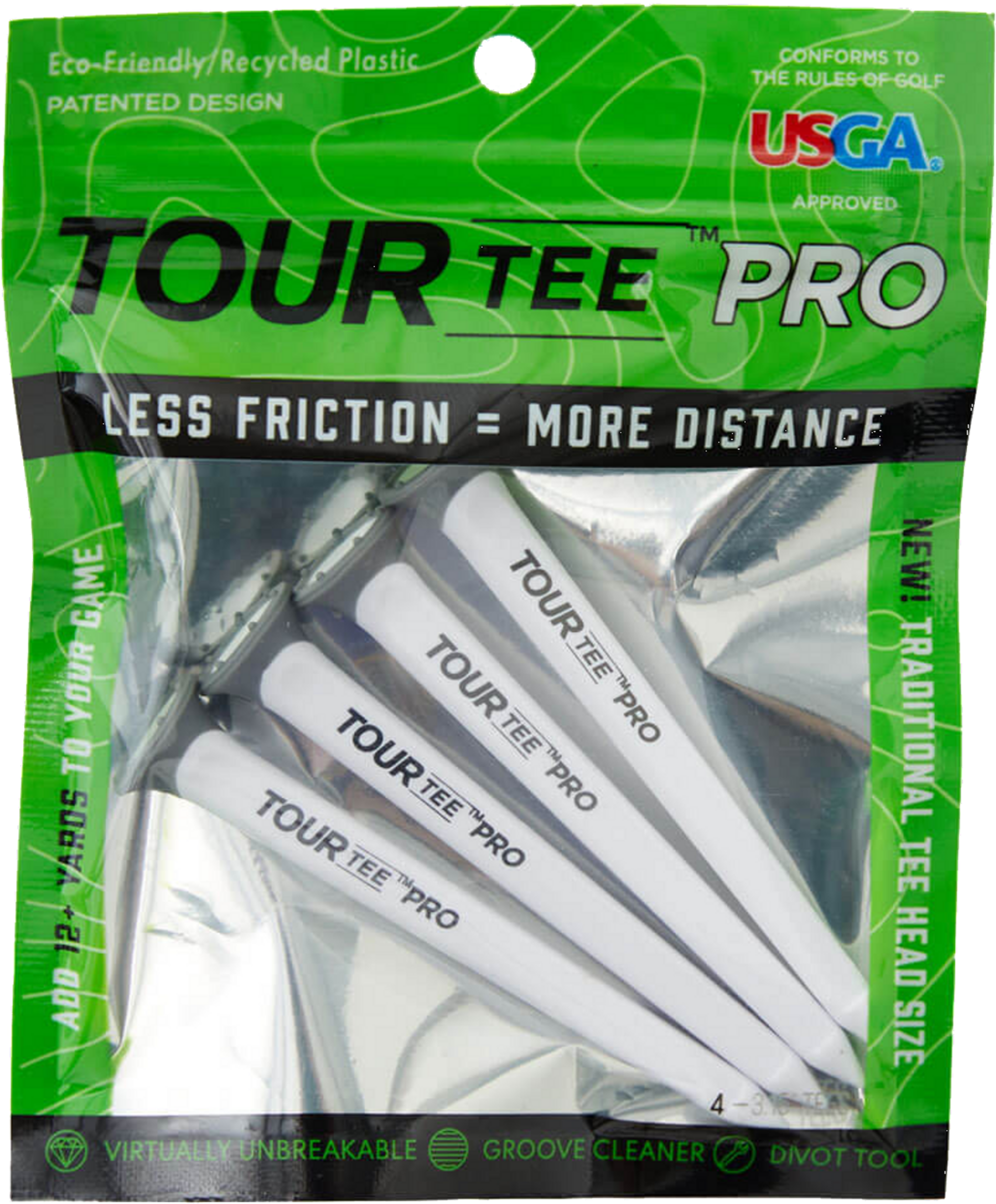 TOURTEE, Tour Tee Pro White