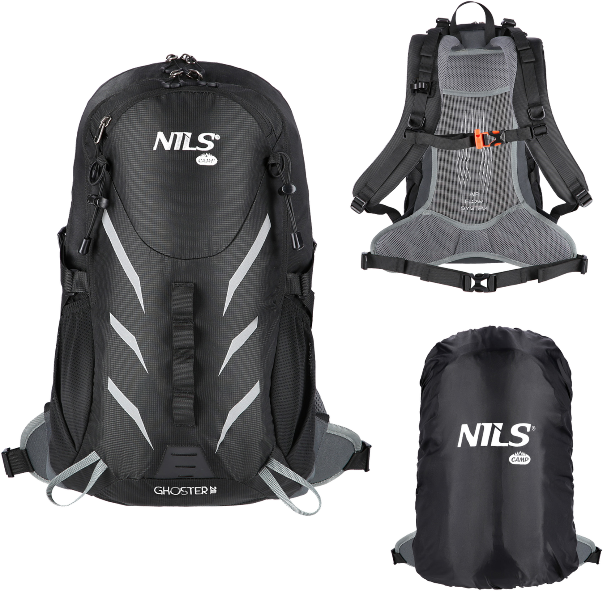 NORTHIX, Tourist Backpack, Black, 20l Capacity