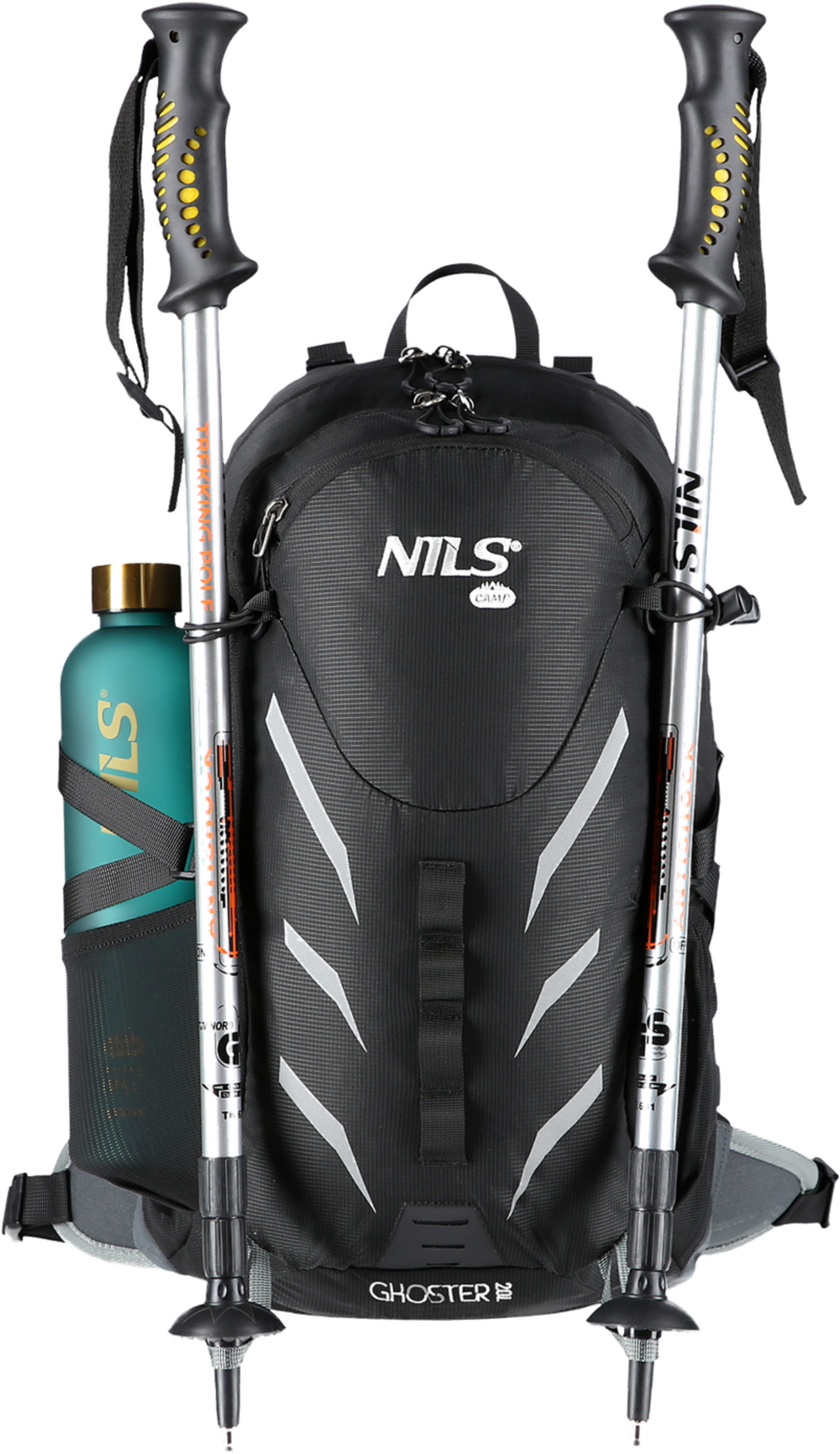 NORTHIX, Tourist Backpack, Black, 20l Capacity