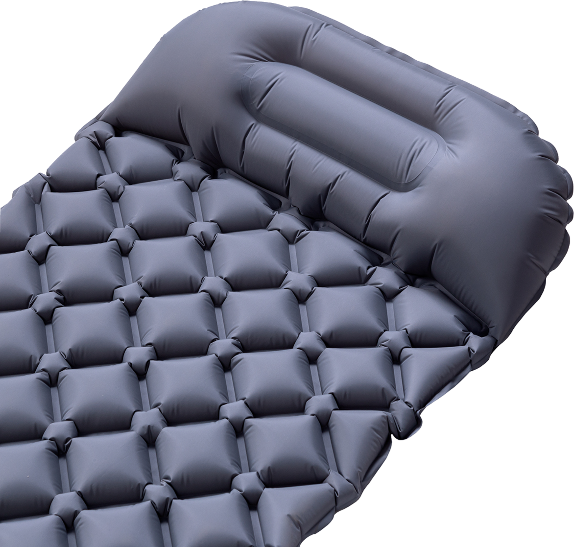 NORTHIX, Tourist Mat With Pump, Grey &ndash; Compact And Portable