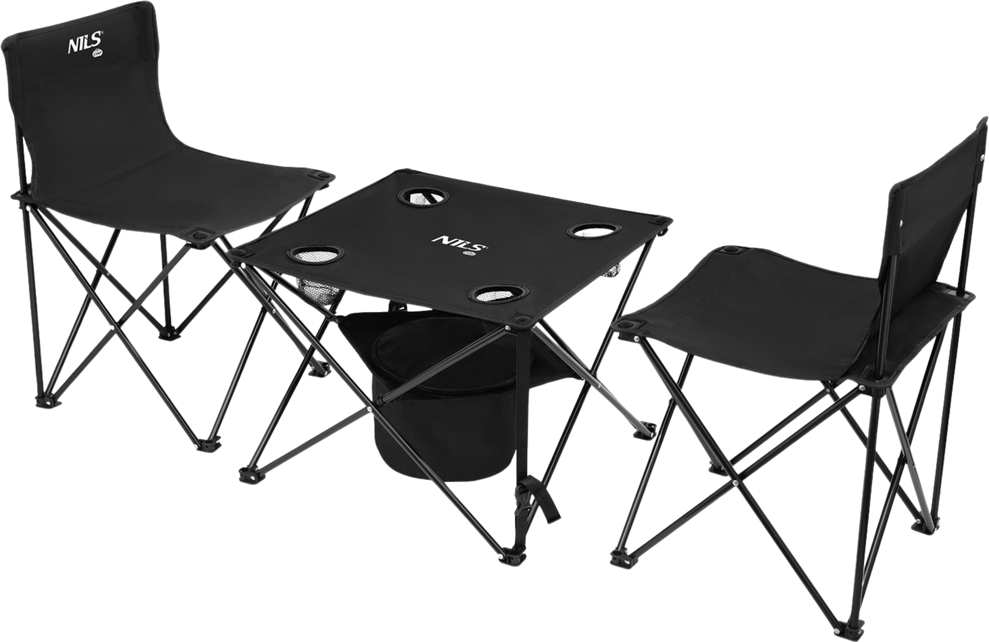 NORTHIX, Tourist Table And Chairs Set, Compact And Portable