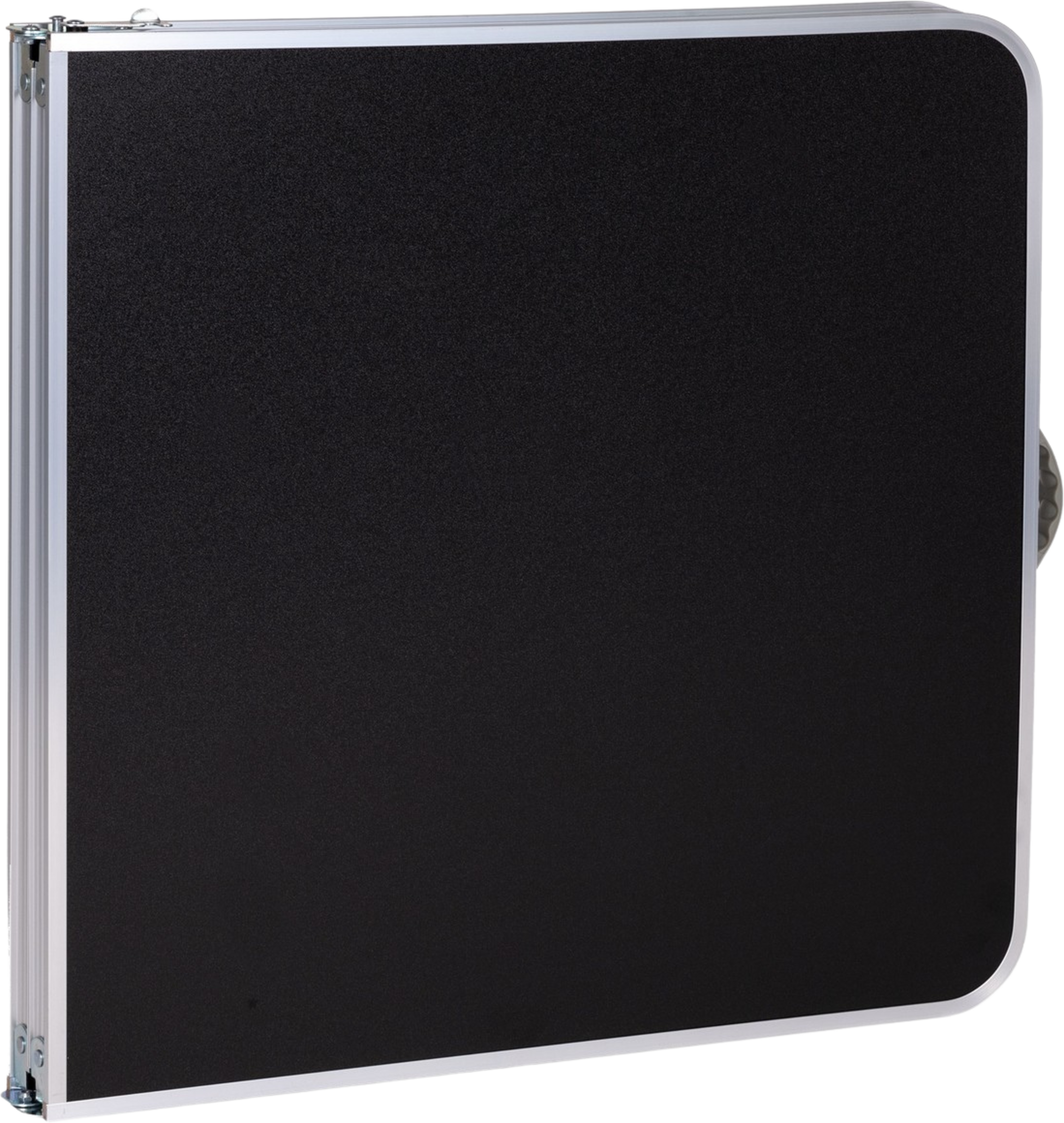 B2X, Tourist Table Foldable Camping Table Black Top 120 X 60 Cm