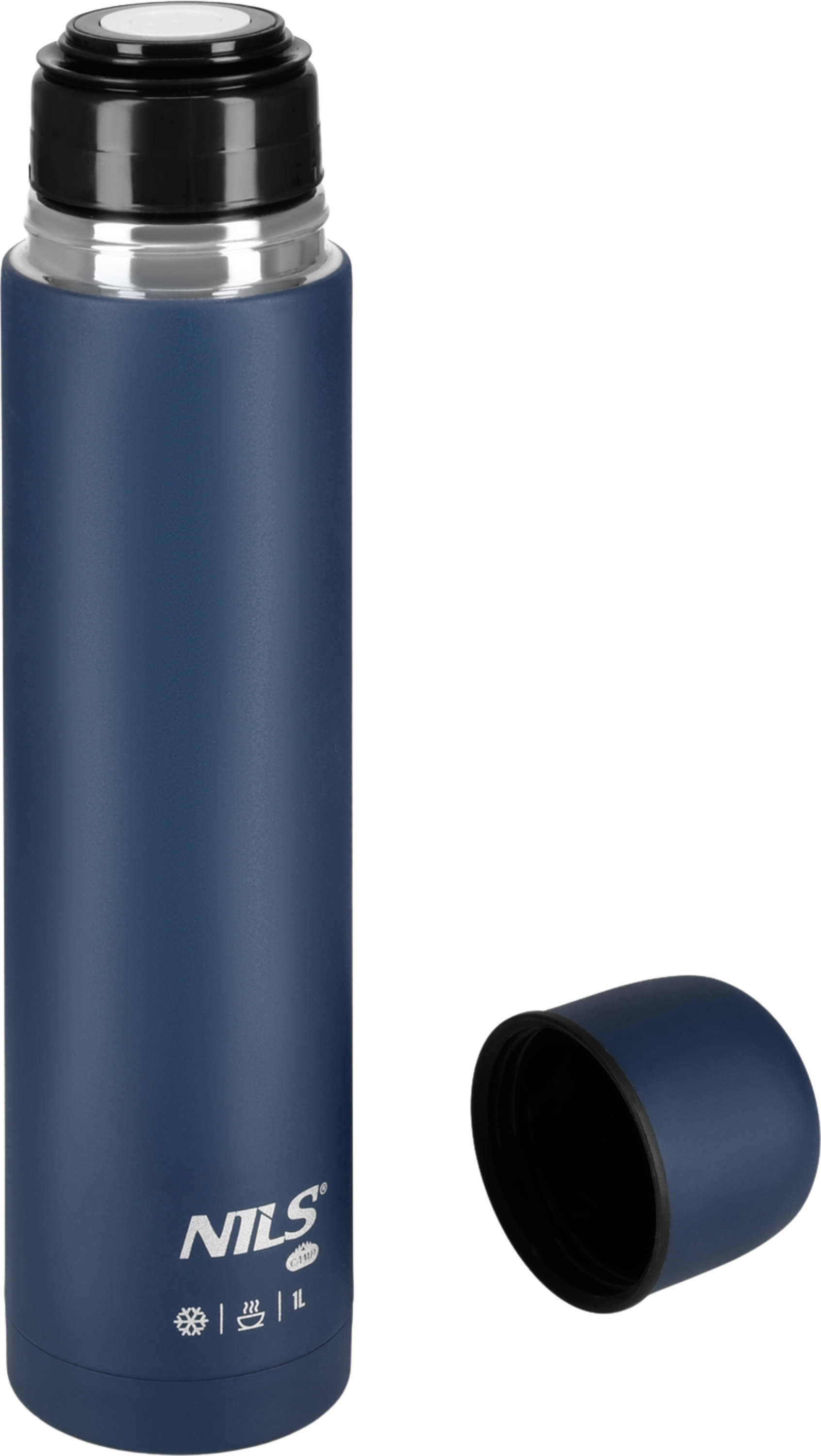 NORTHIX, Touristic Thermos 1000ml, Blue, Insulated Flask