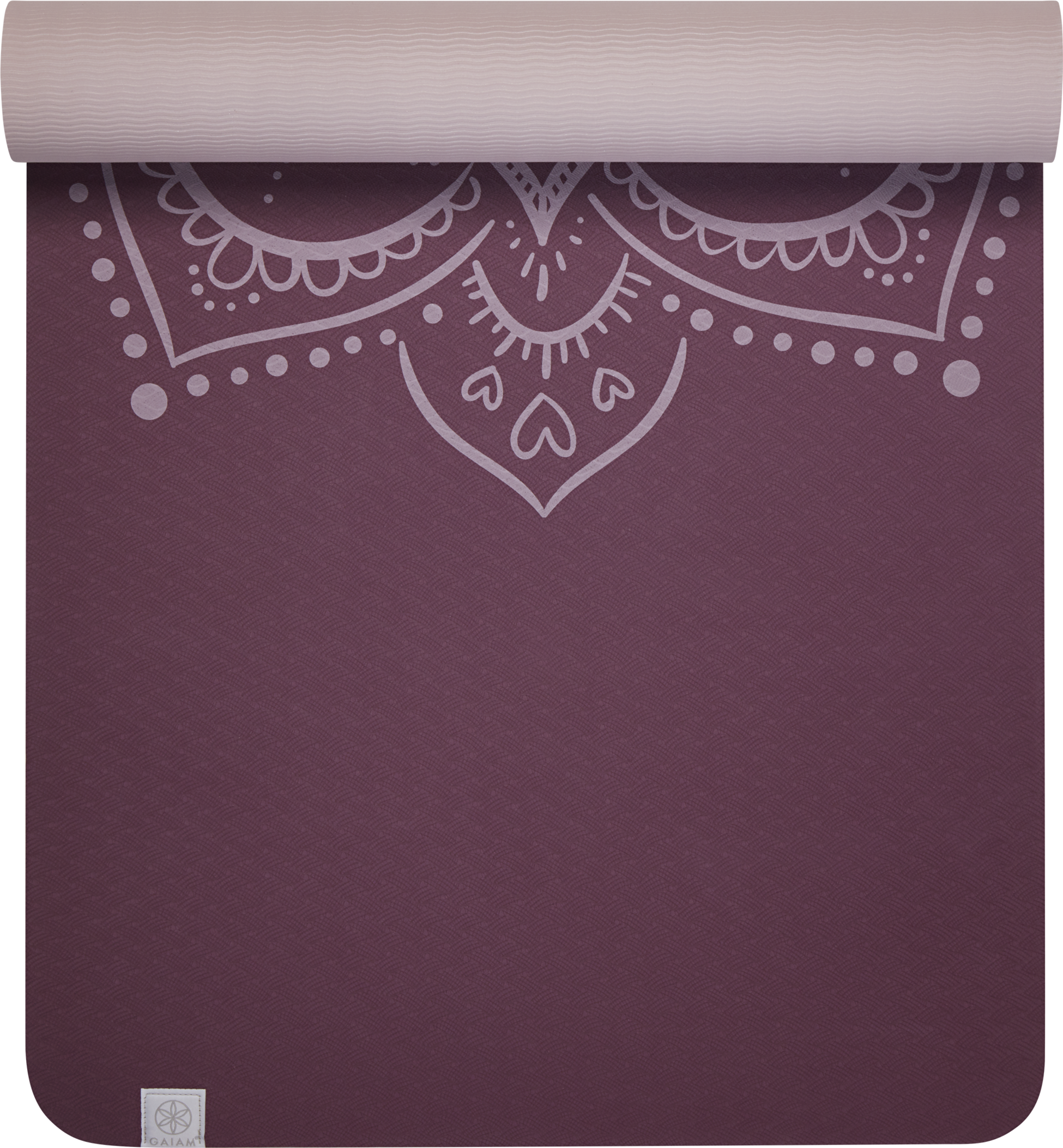 GAIAM, Tpe Yoga Mat Blush 6mm