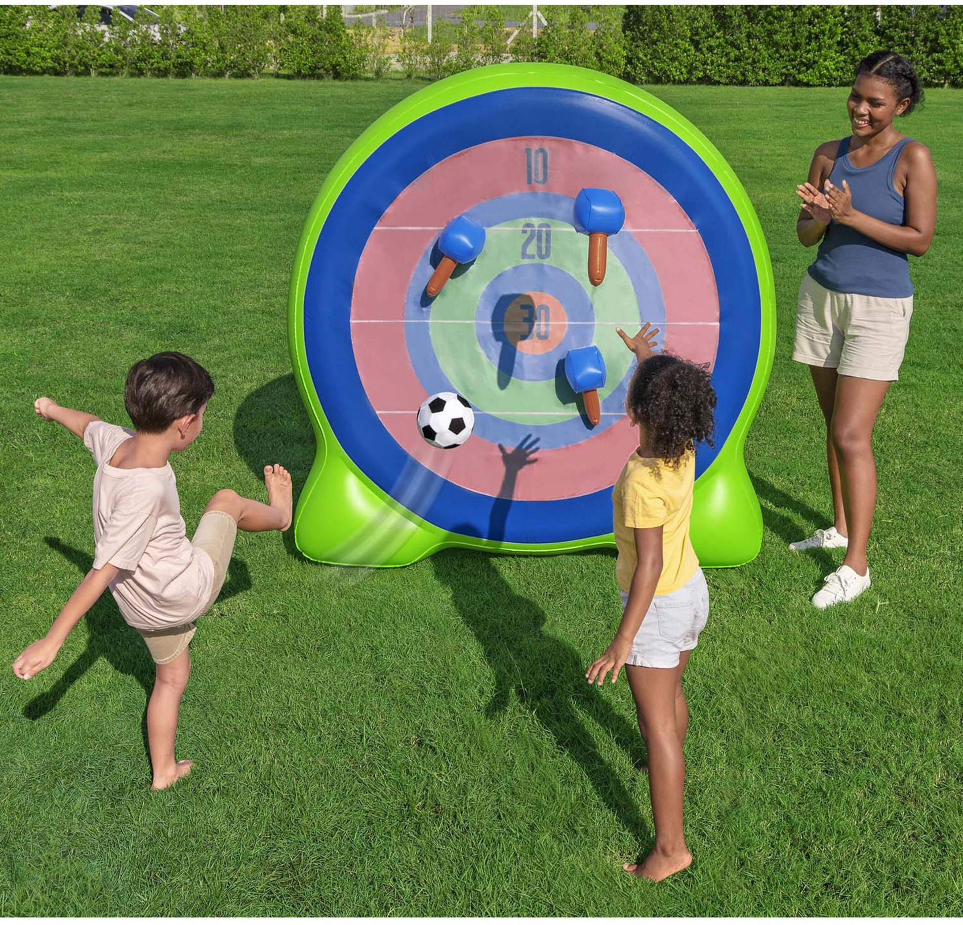 BESTWAY, Tr&auml;dg&aring;rdsspel Bullseye 2 I 1 Uppbl&aring;sbart