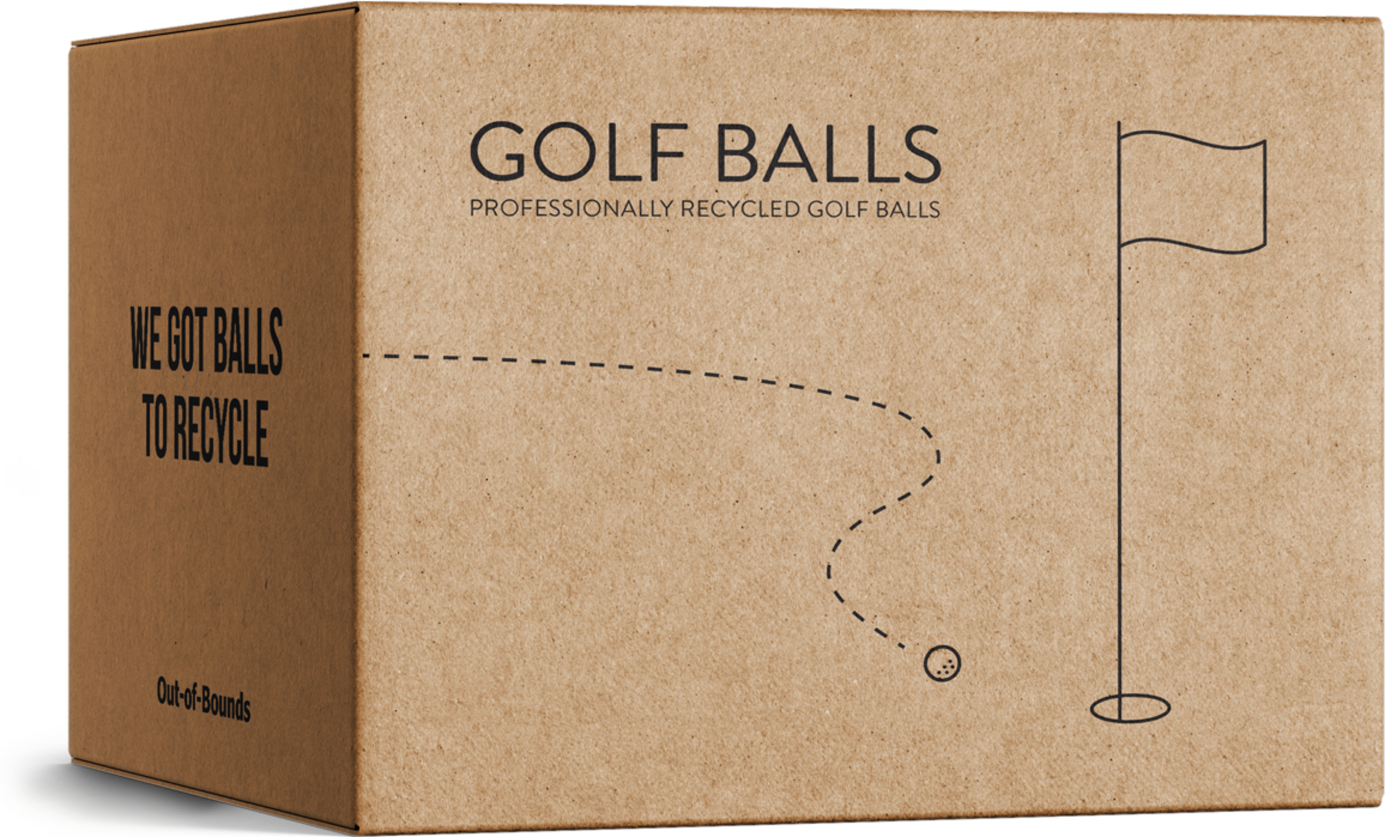 OUT OF BOUNDS, Tr&auml;ningsbollar L&aring;gpris 100-pack