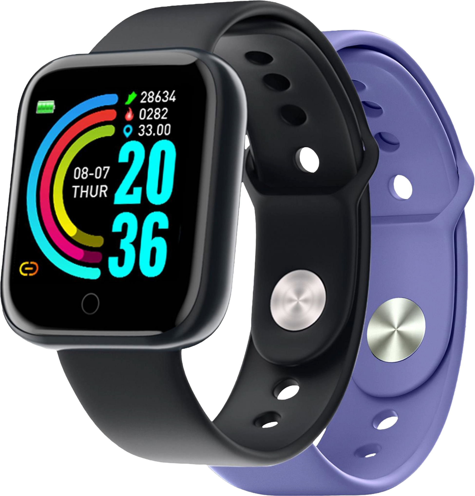 CELLY, Trainerbeat Smartwatch Med Två Armband