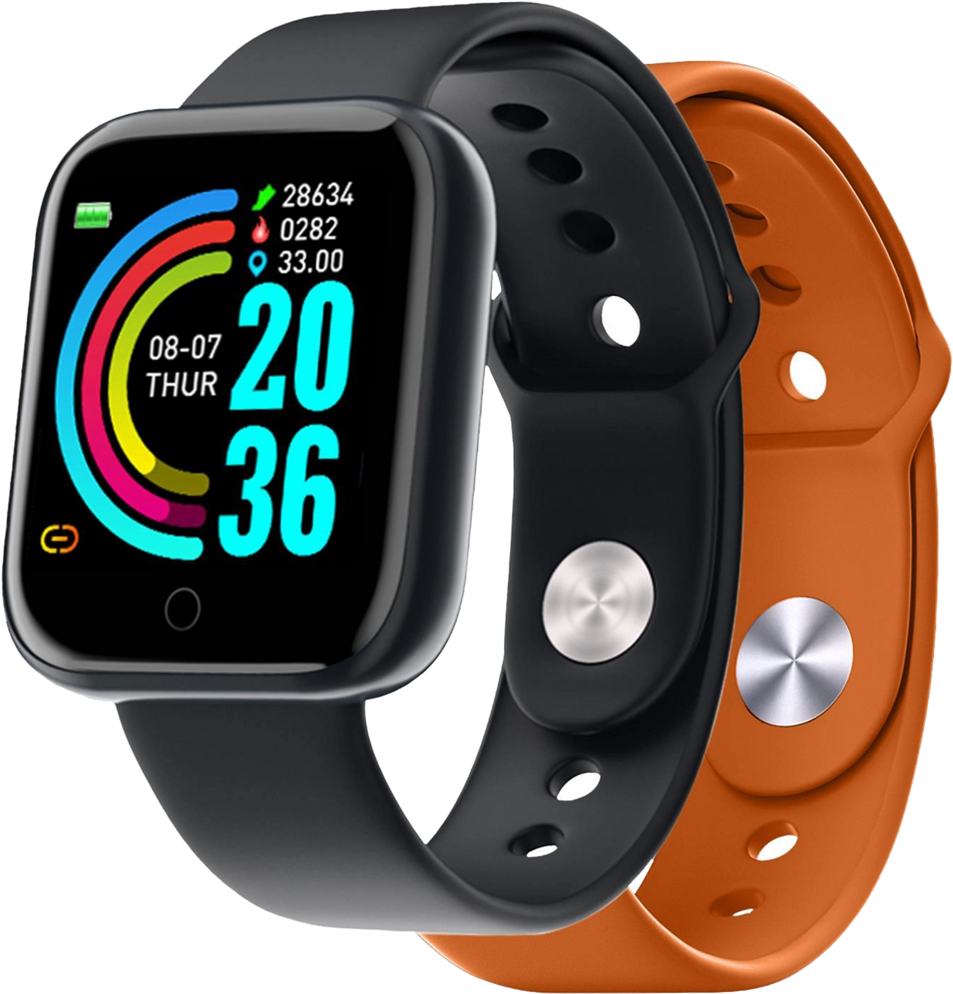 CELLY, Trainerbeat Smartwatch Med Två Armband