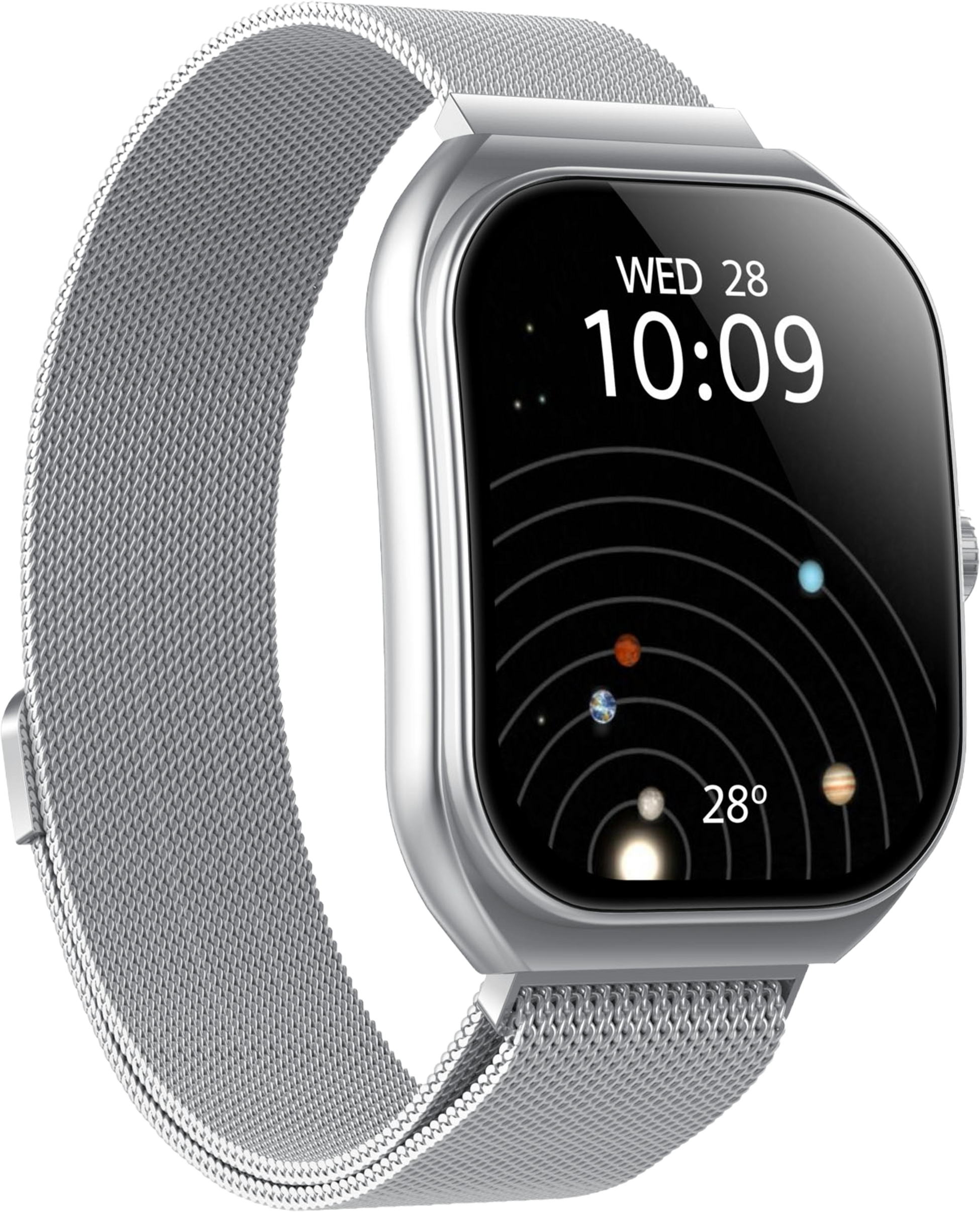 CELLY, Trainerwide Smartwatch Milanese Mesh