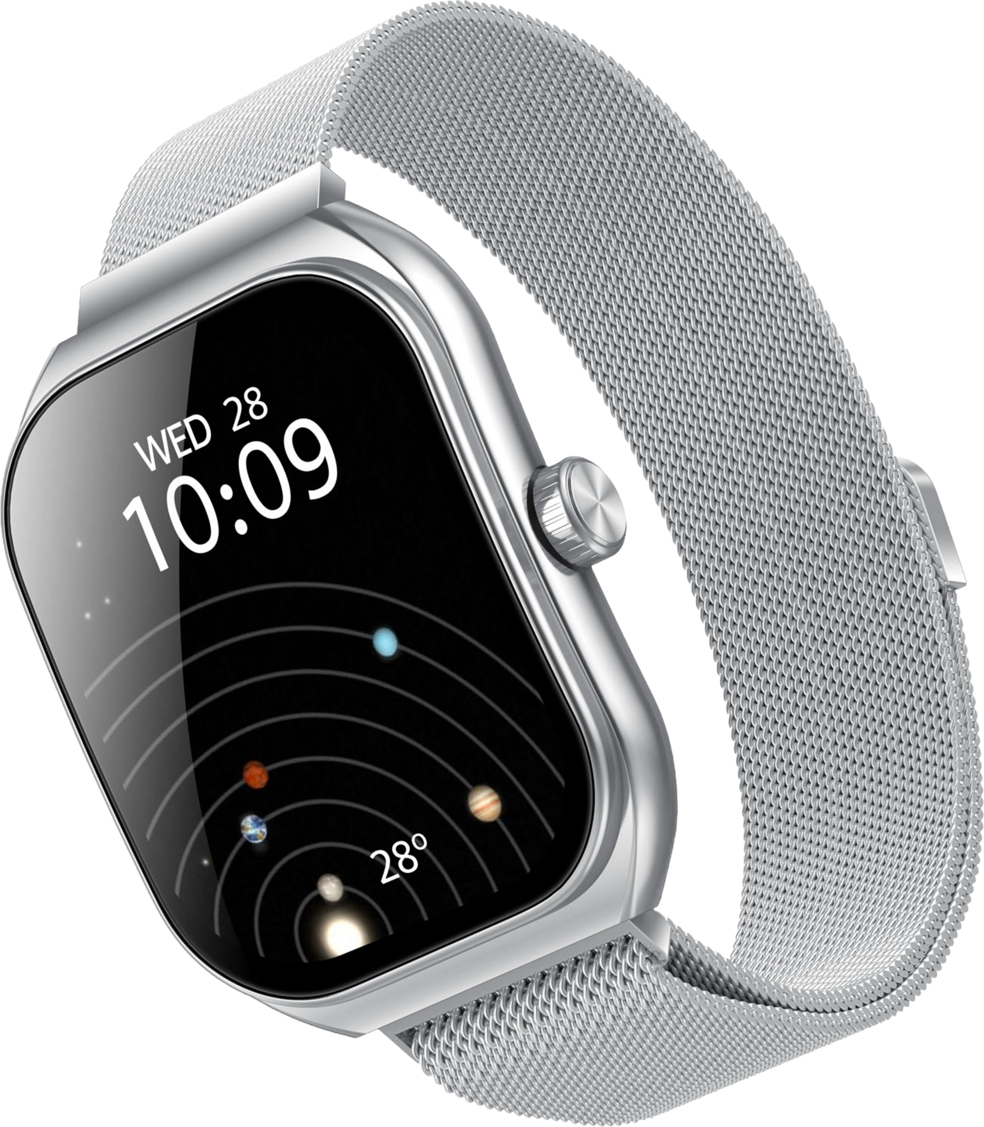 CELLY, Trainerwide Smartwatch Milanese Mesh