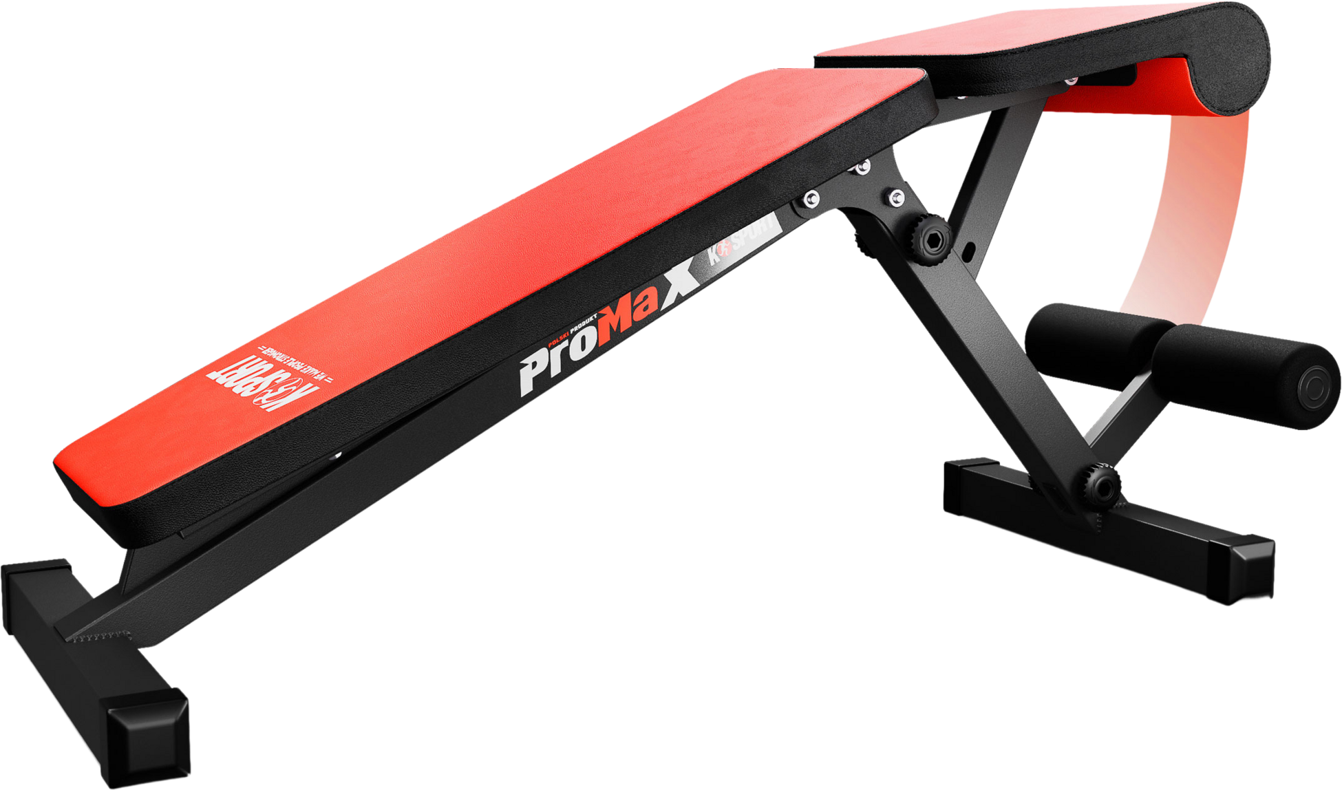 K-SPORT, Training Set: Justerbart Skivstångsstativ Med Träningsbänk