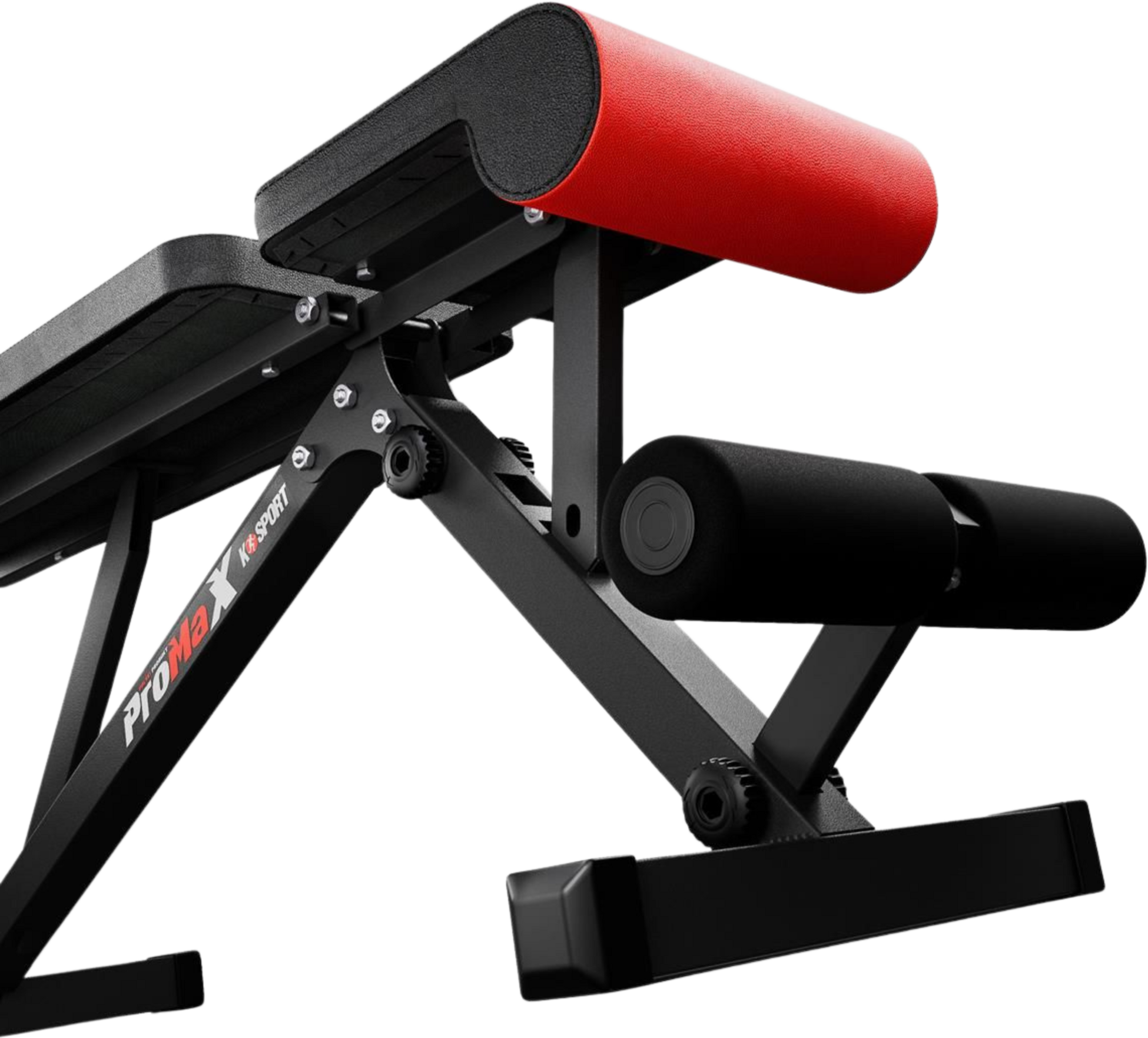 K-SPORT, Training Set: Justerbart Skivstångsstativ Med Träningsbänk