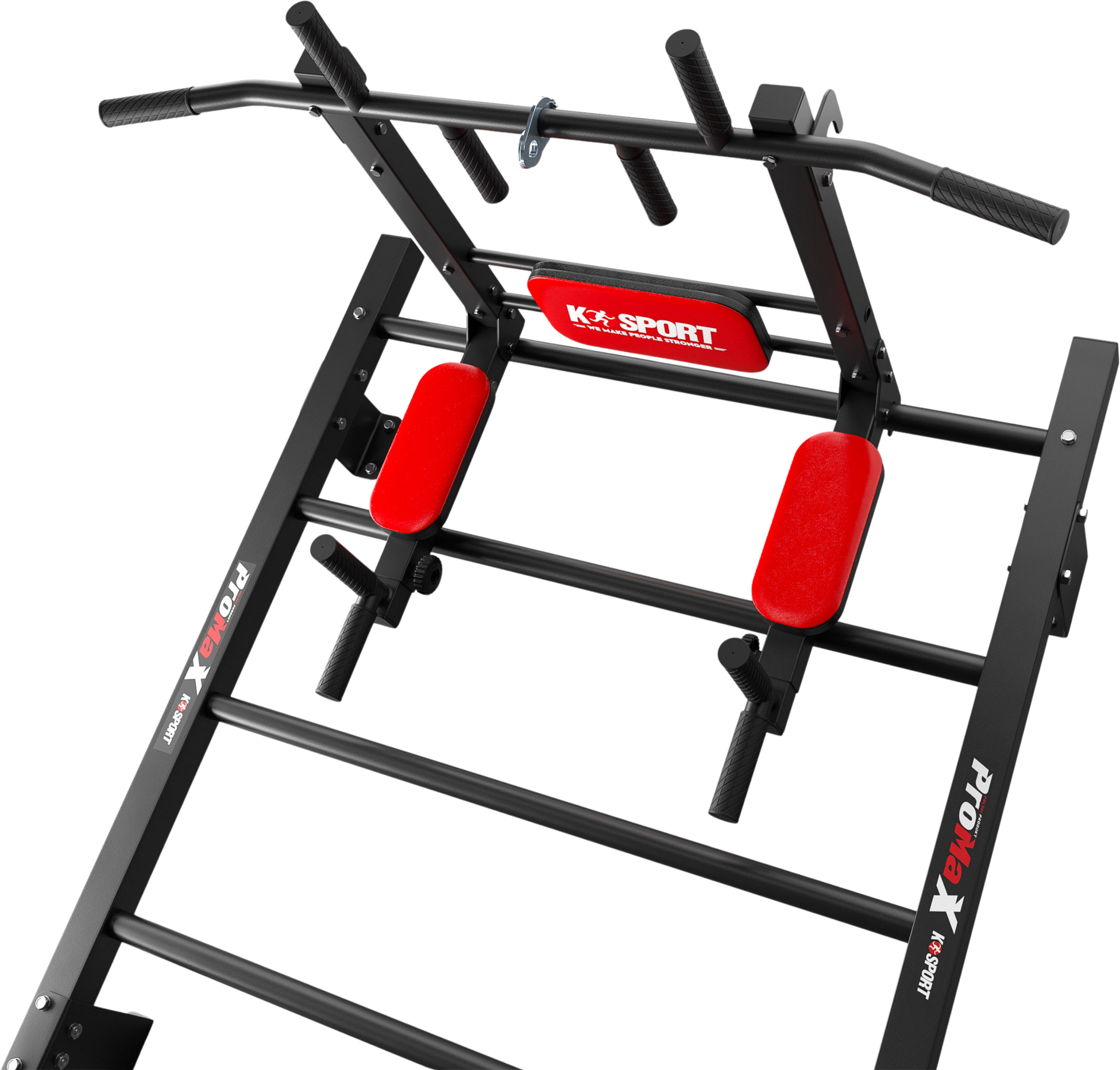 K-SPORT, Training Set: Ribbstol Med Dip-station + Pull-up-stång + Bänk