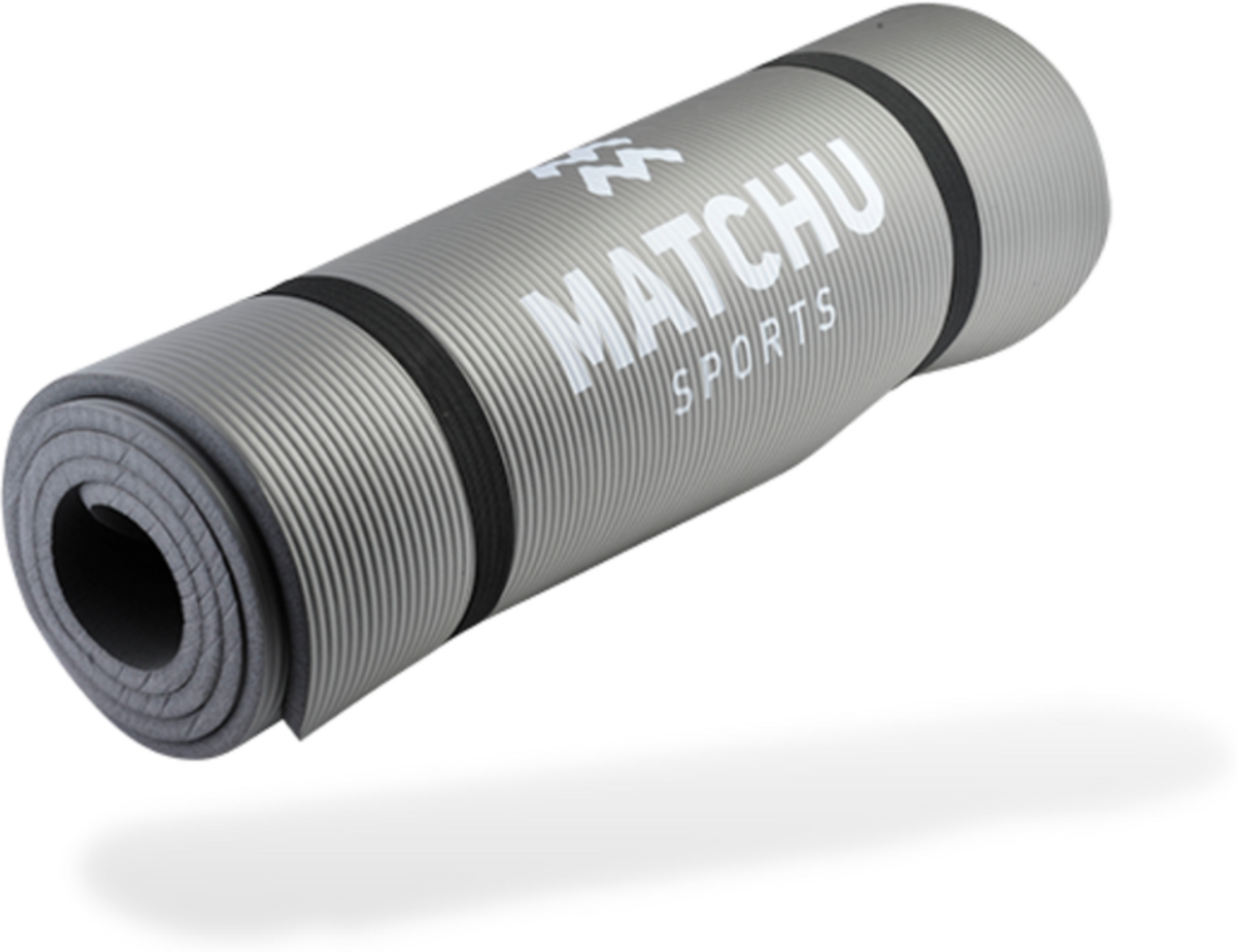 MATCHU SPORTS, Training mat 9 mm - Sportmatta 180 x 60 cm - Gr&aring;tt