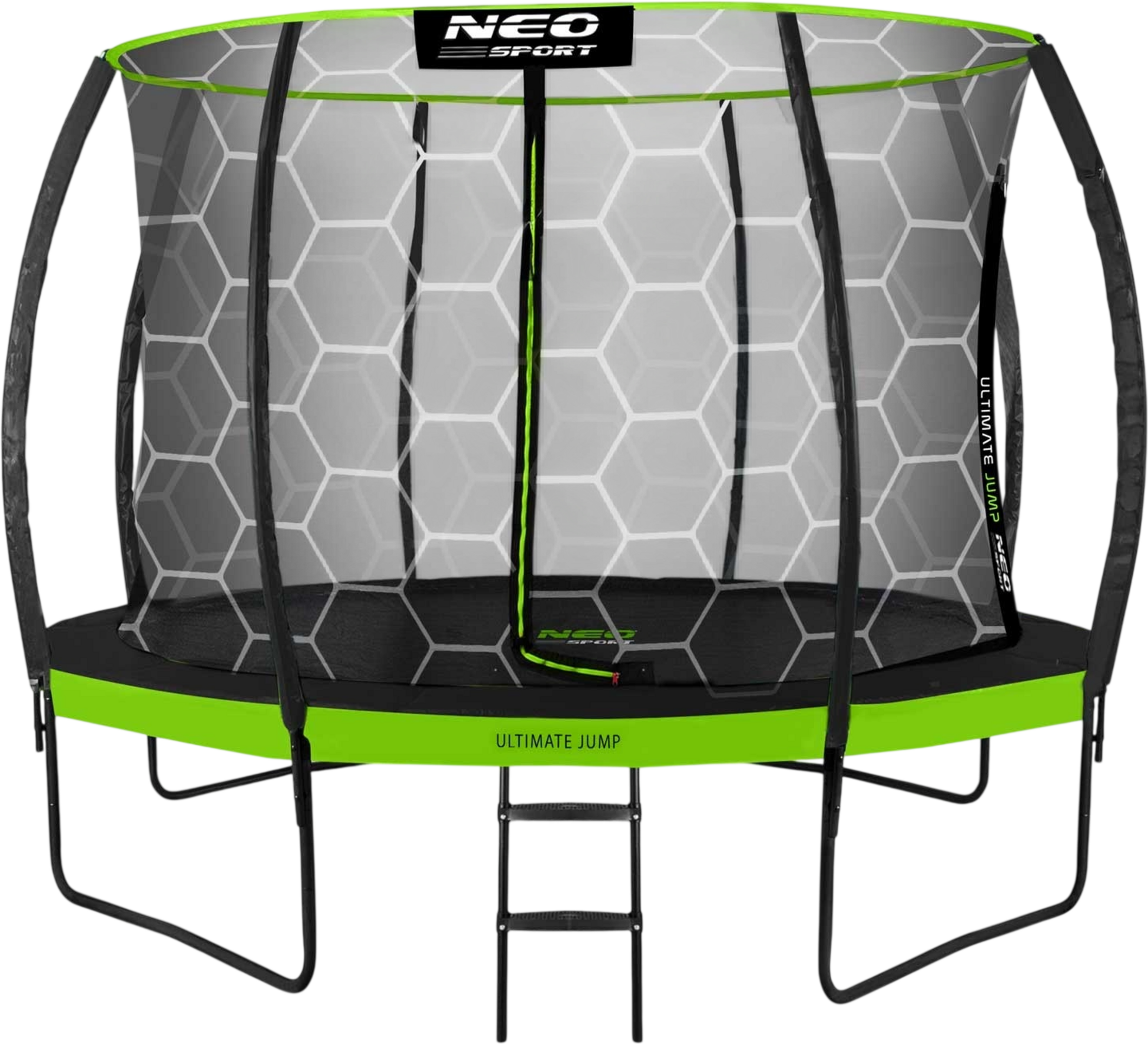 B2X, Trampoline For The Garden, 374 Cm With Inner Protective Net From Neo-sport