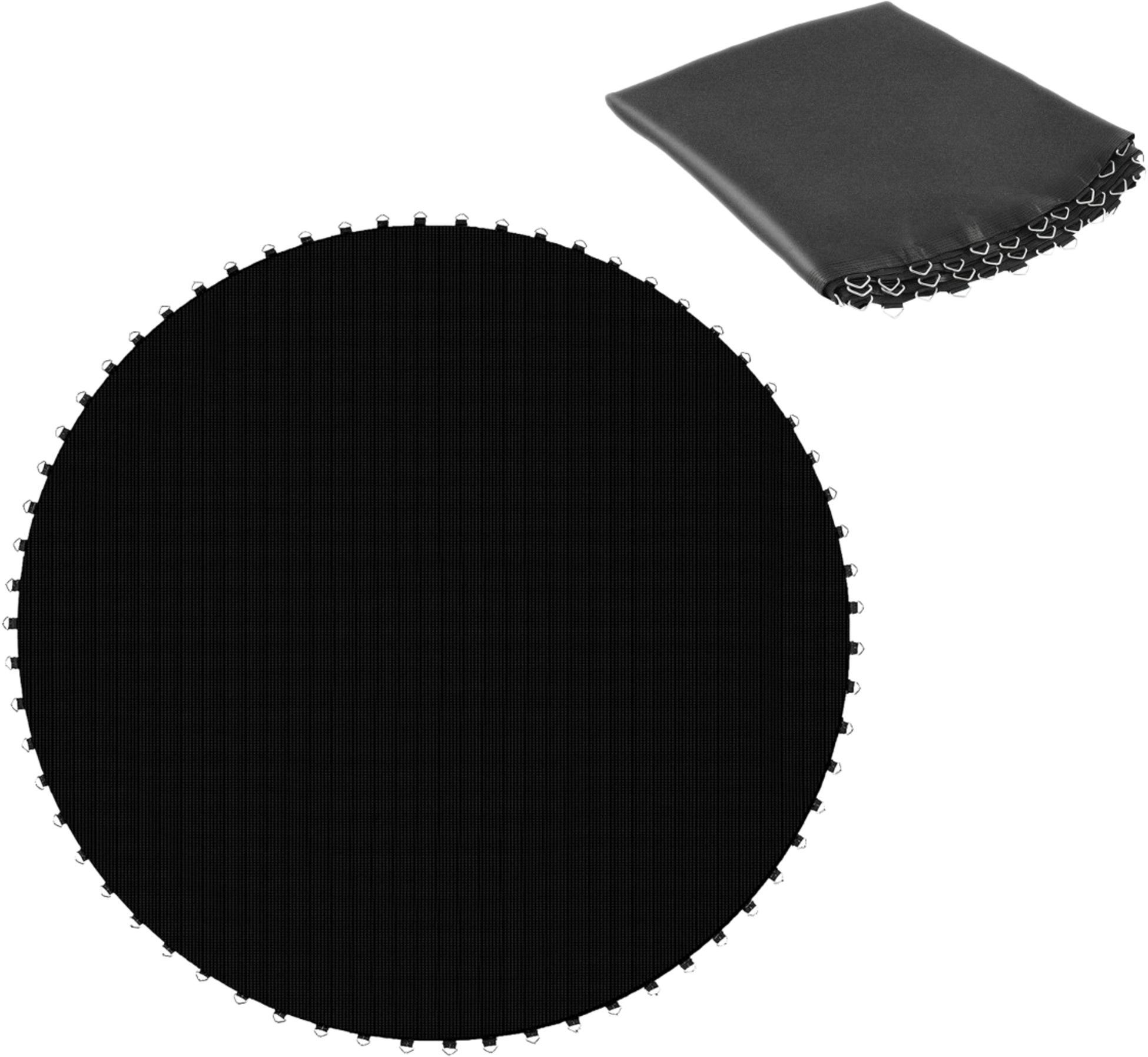 NORTHIX, Trampoline Replacement Mat, 366 Cm Frame, Black, Durable Pp