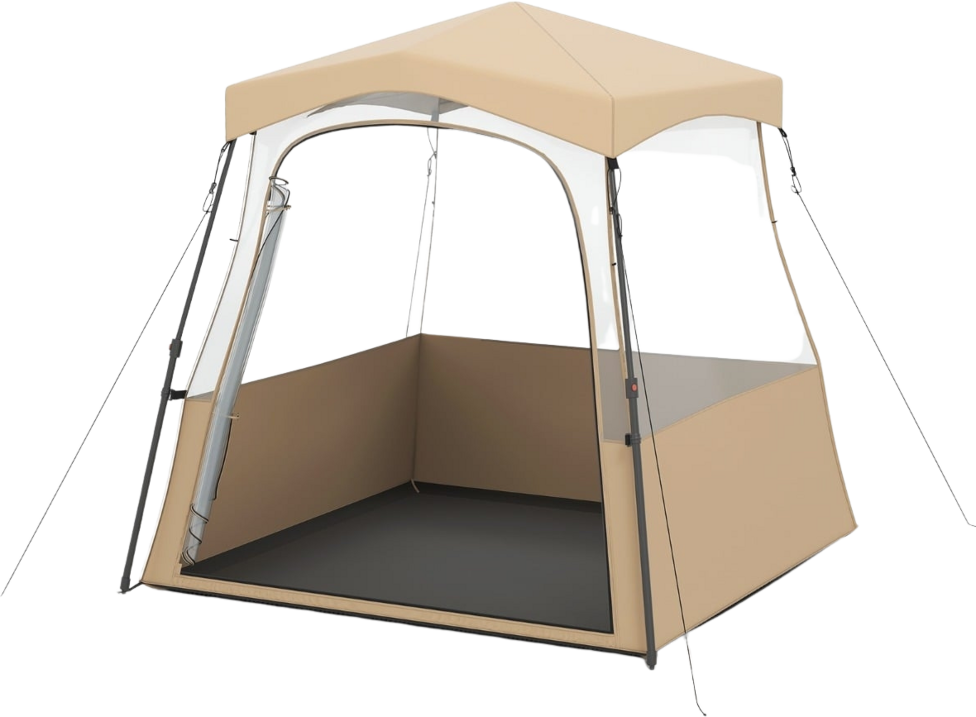 NORTHIX, Transparent Pop-up Camping Tent, All-weather, 160x160x176 Cm