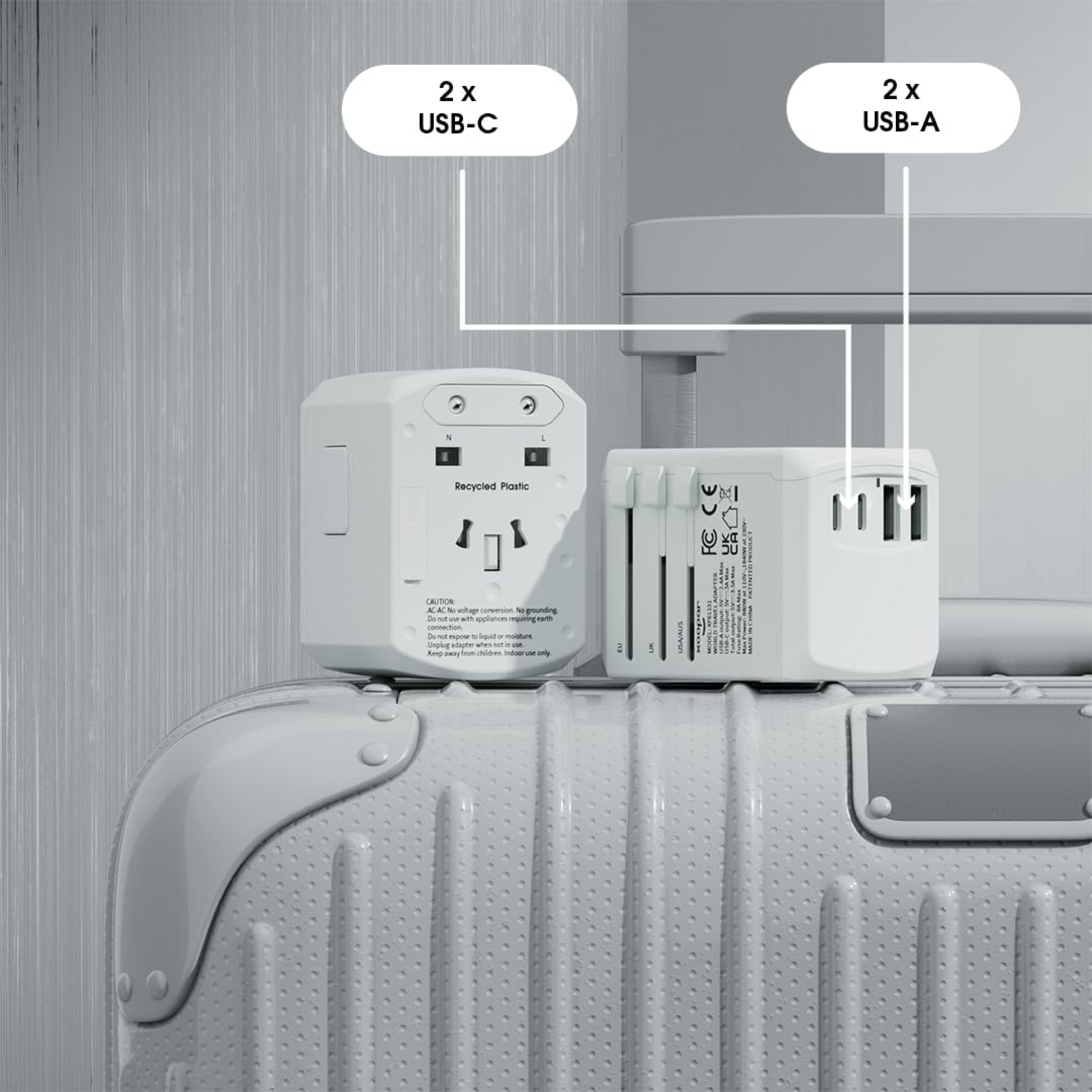 XOOPAR, Travel Adaptator Tripper Grs Vit