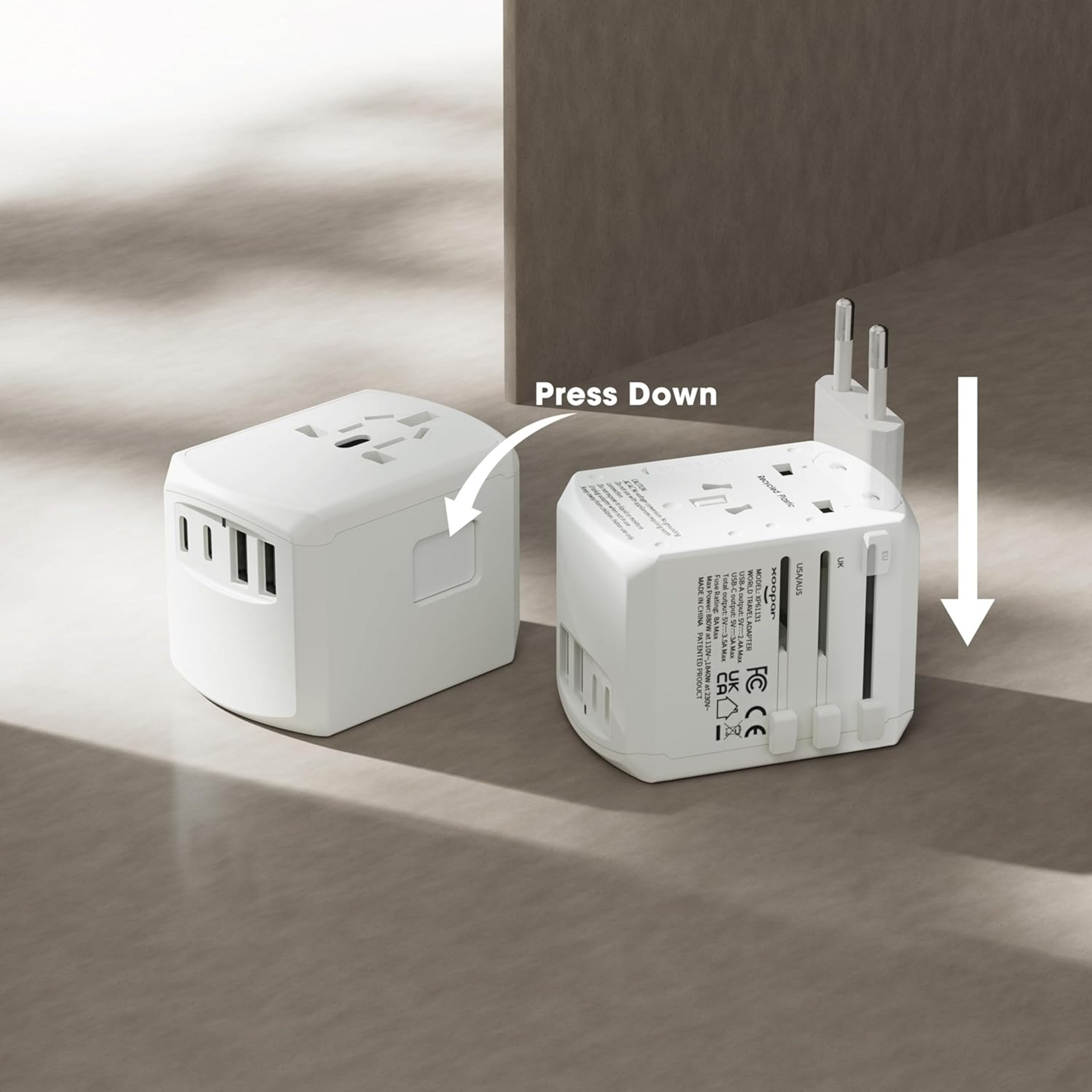 XOOPAR, Travel Adaptator Tripper Grs Vit