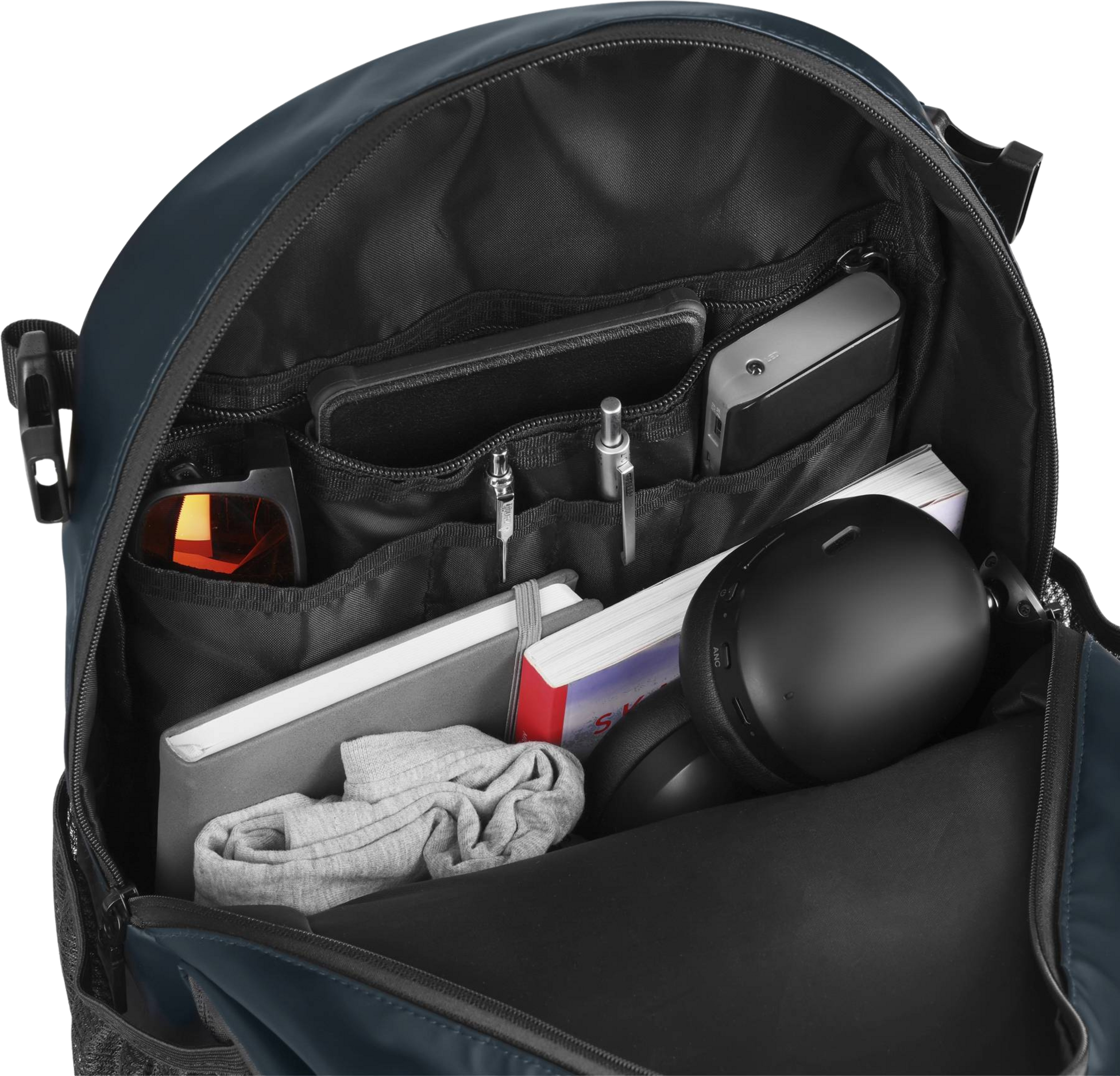 NORTHIX, Travel Backpack, 20l Pu Laptop Compartment, Blue