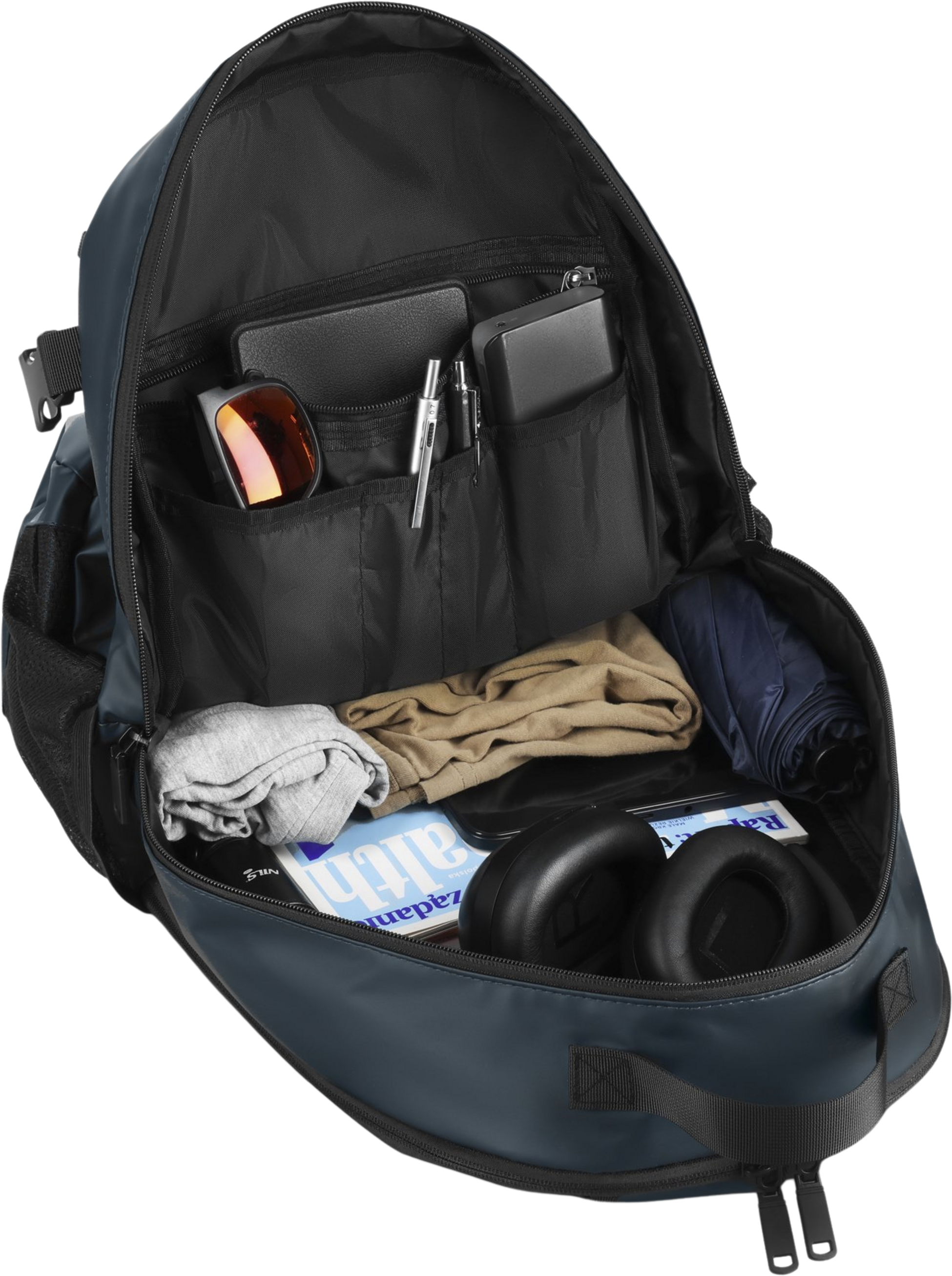 NORTHIX, Travel Backpack, 20l Pu Laptop Compartment, Blue