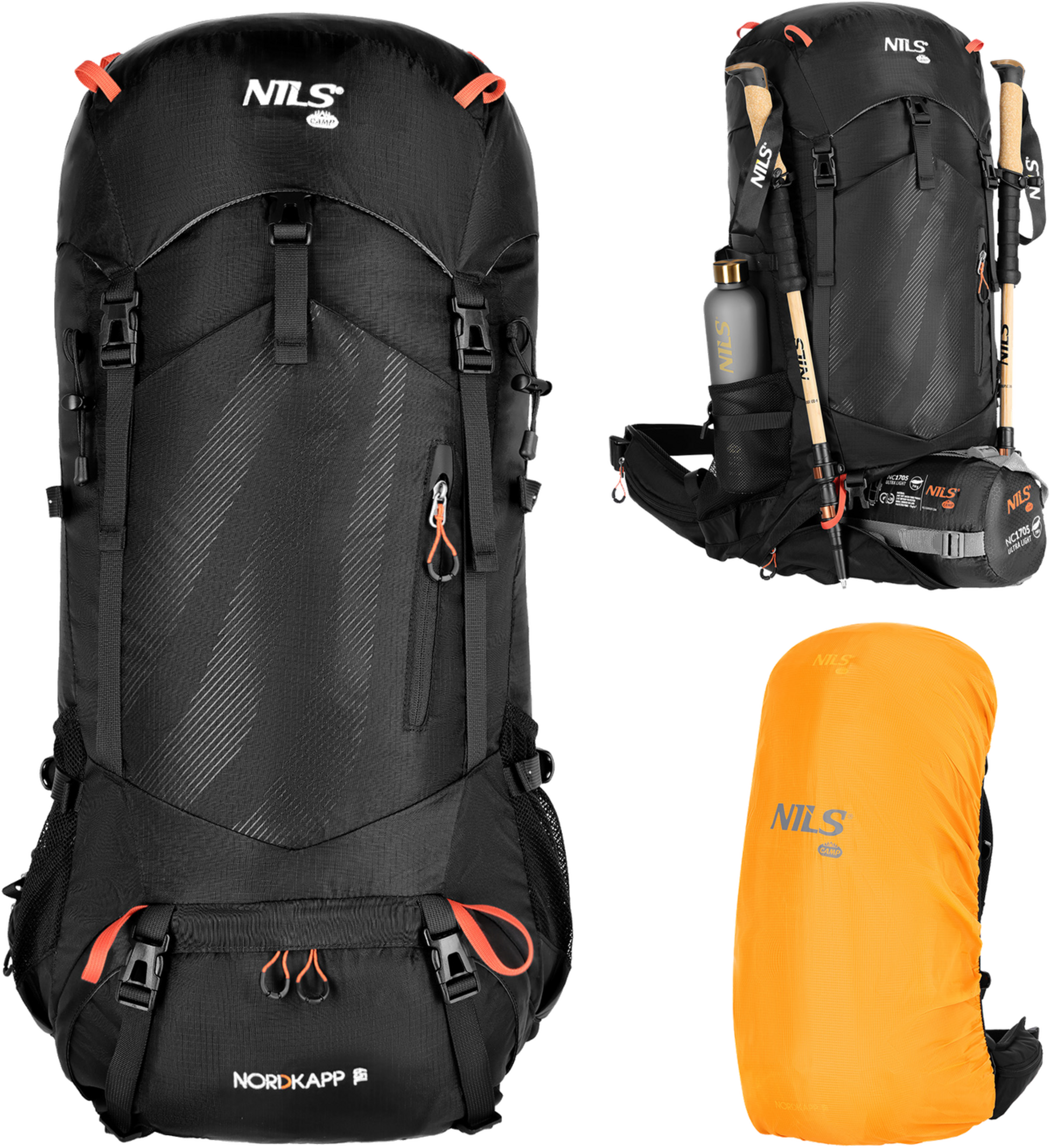 NORTHIX, Travel Backpack 65l, Lightweight And Durable