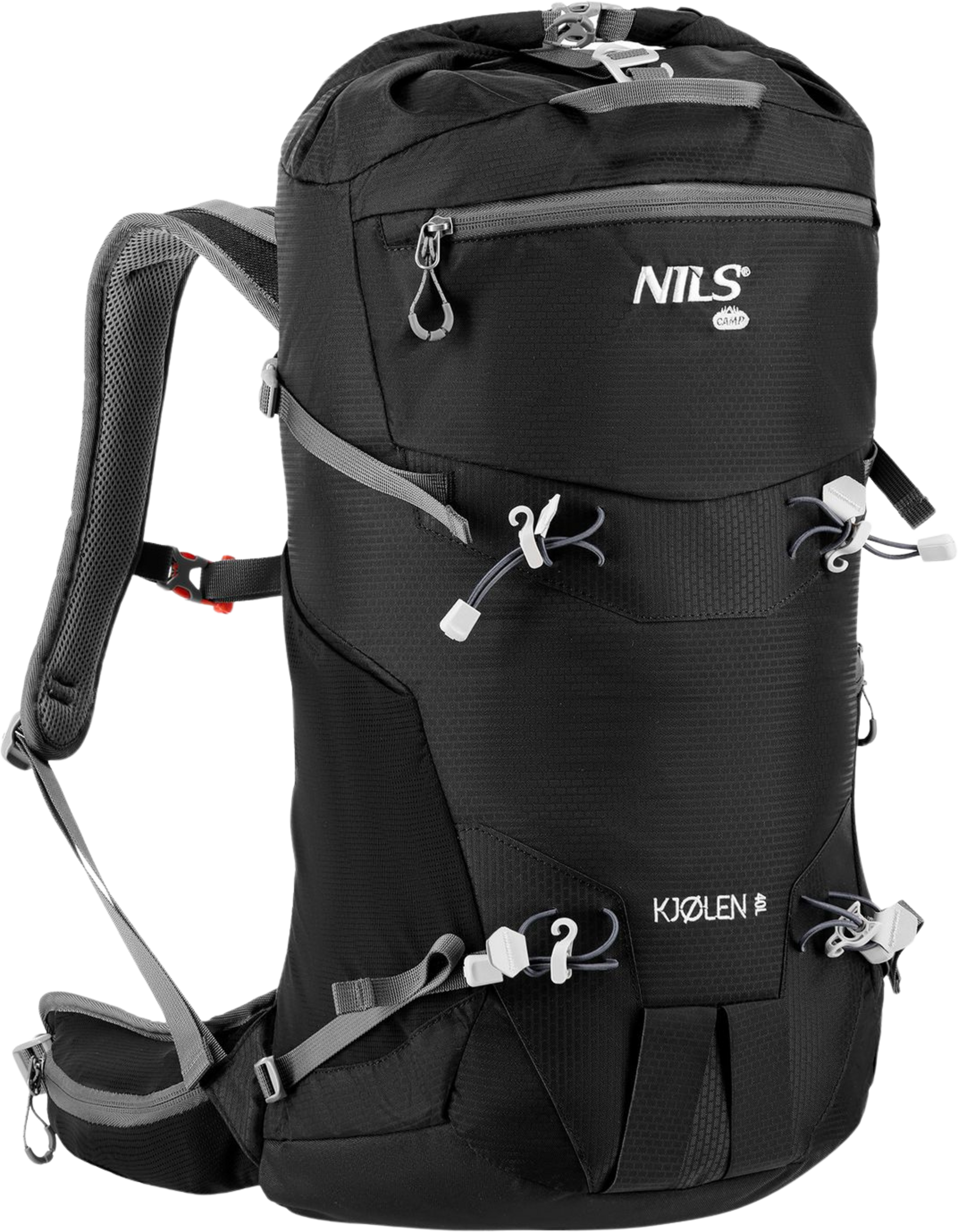 NORTHIX, Travel Pack, Black, 40l, Lightweight, Durable