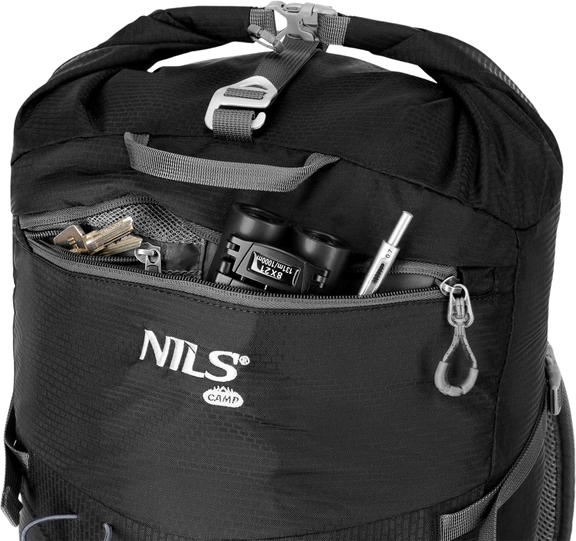 NORTHIX, Travel Pack, Black, 40l, Lightweight, Durable