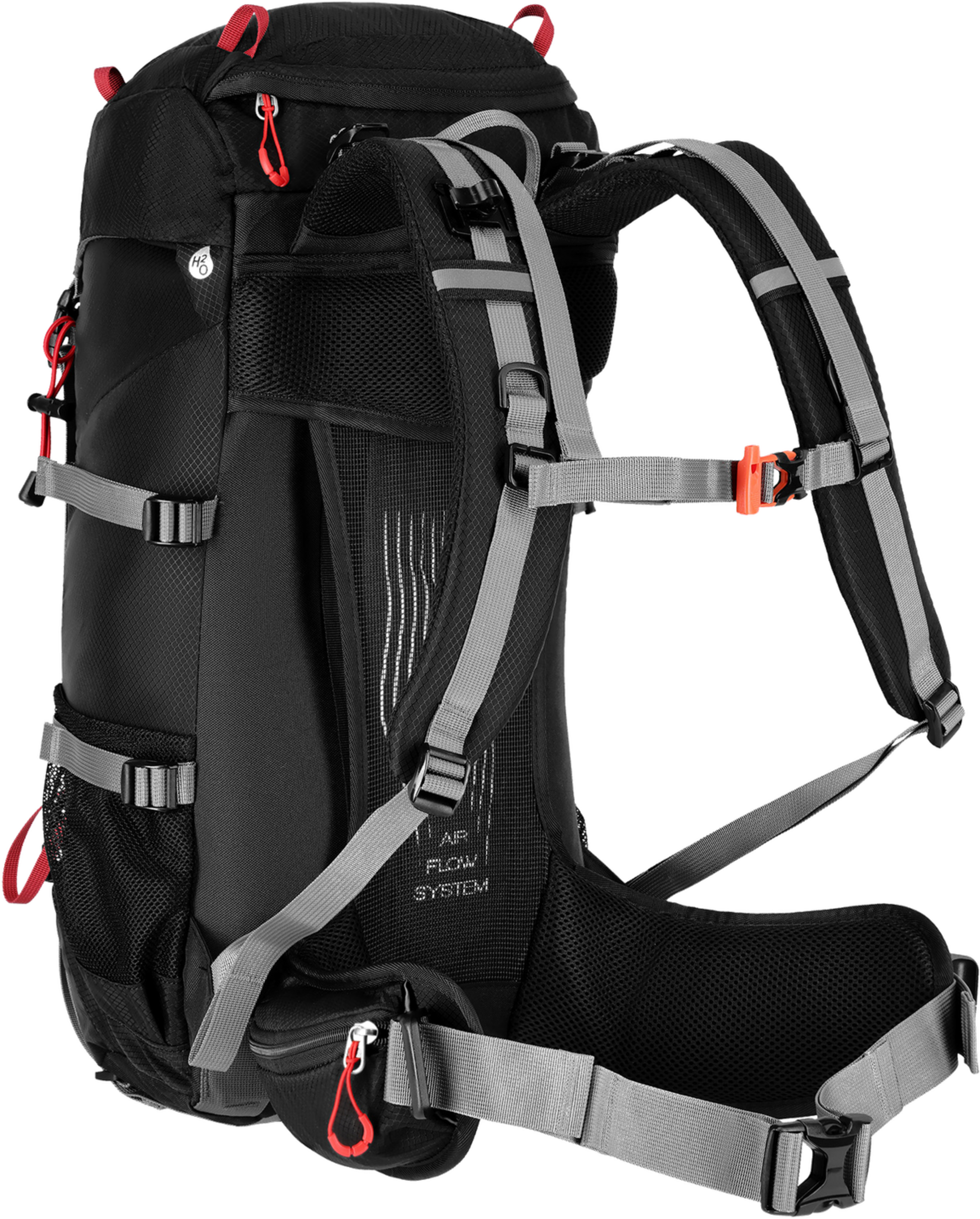 NORTHIX, Travel Pack Black 30l+10l &ndash; Expandable Backpack